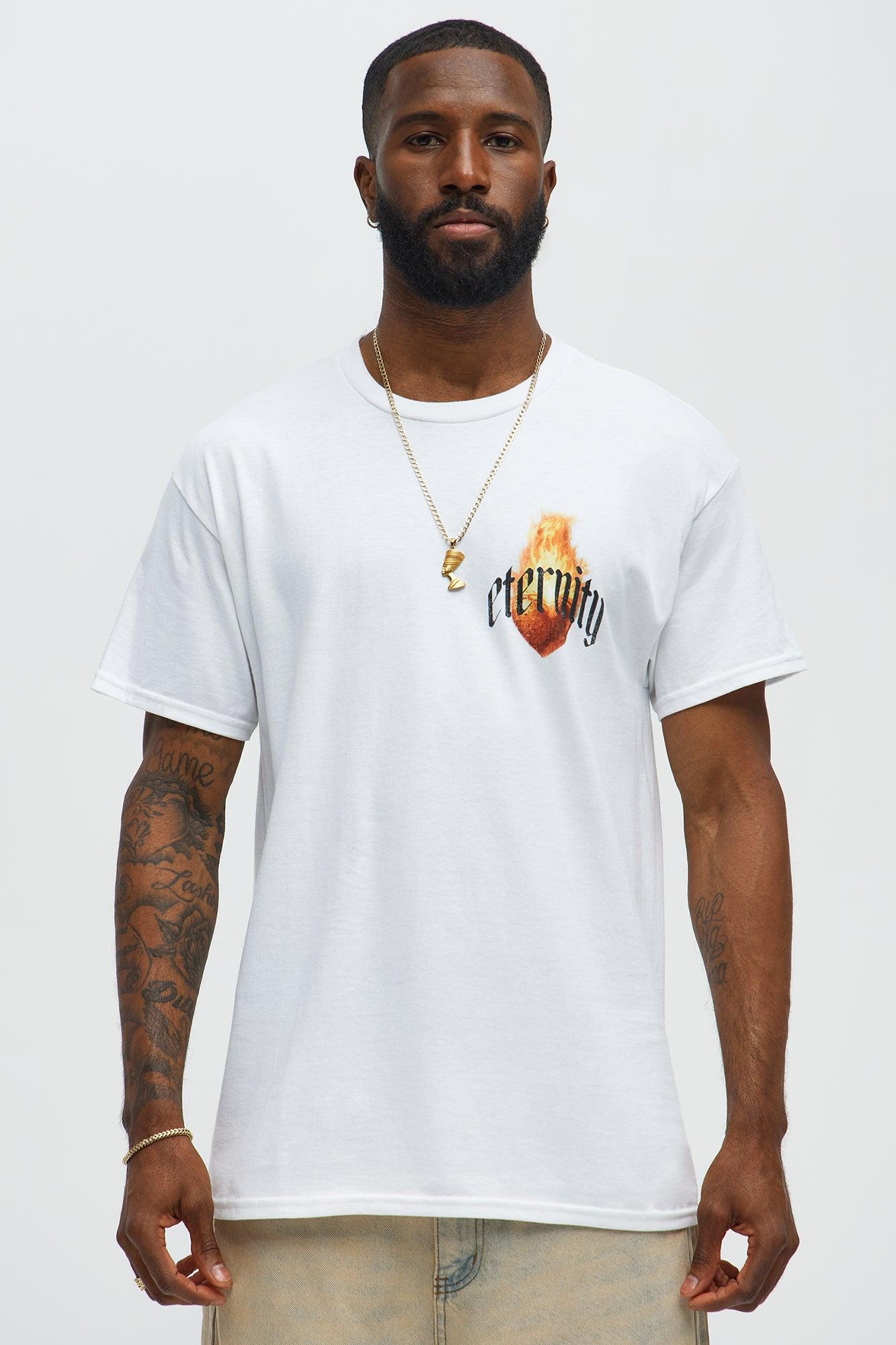 Eternal Heart Short Sleeve Tee - White Male Product Image