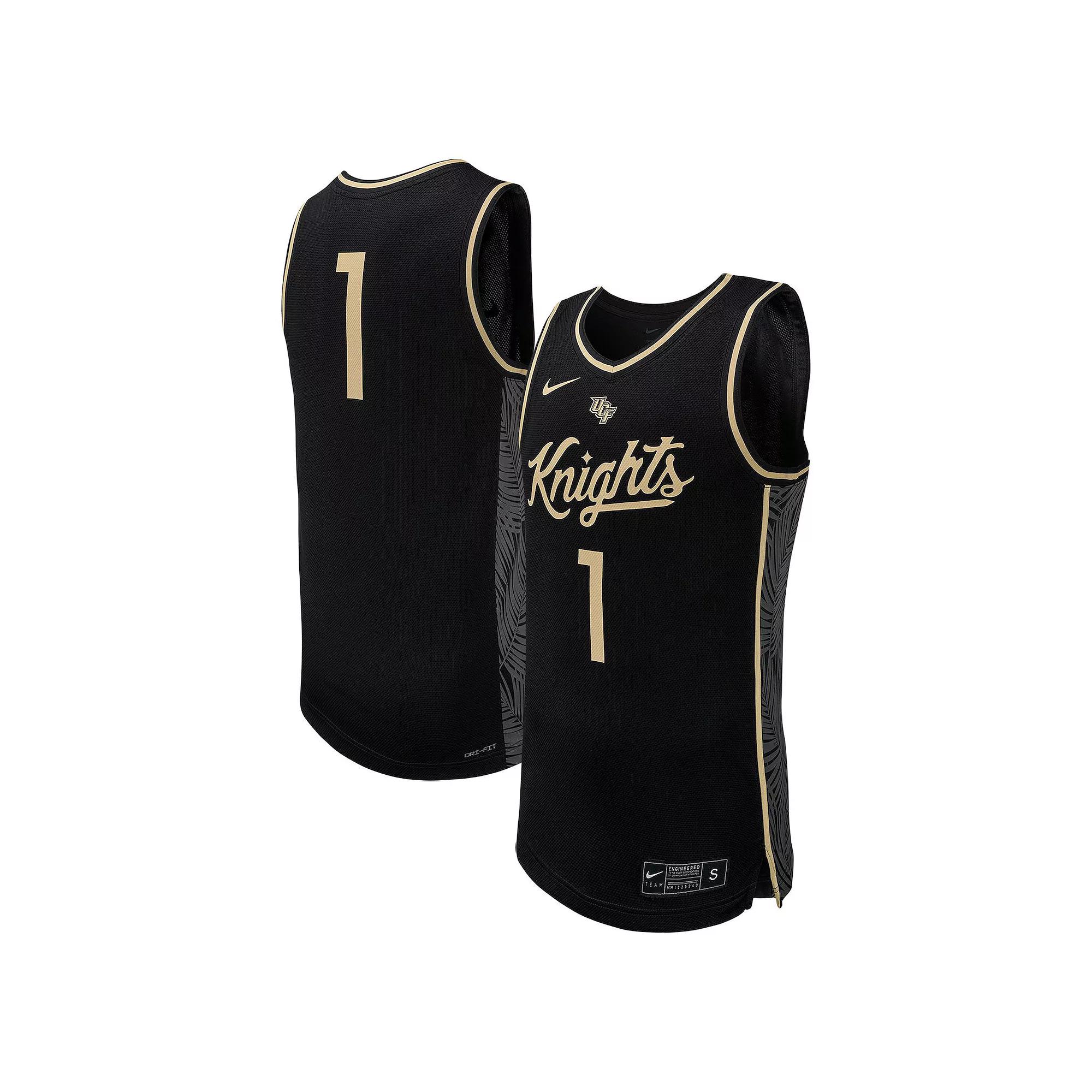 Men's Nike #1 Black UCF Knights Replica Basketball Jersey, Size: Medium Product Image