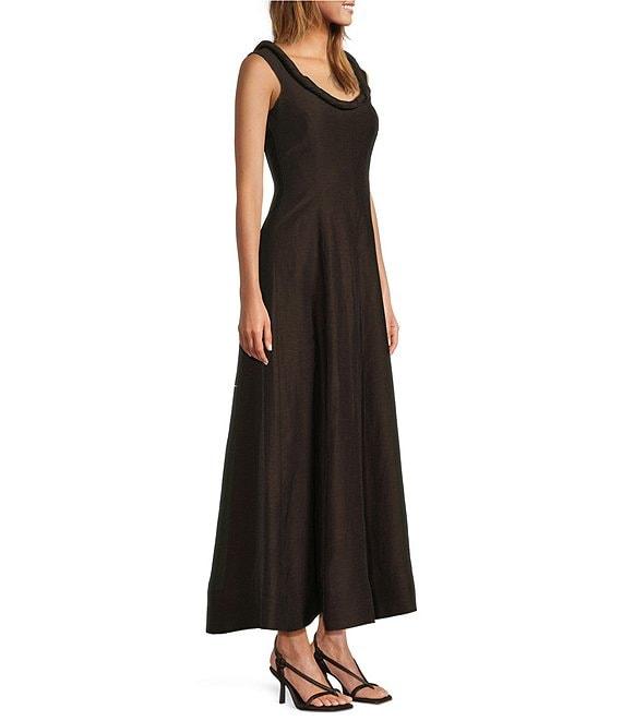 Antonio Melani x M.G. Style Margery Linen Blend Scoop Neck Sleeveless A-Line Maxi Dress Product Image
