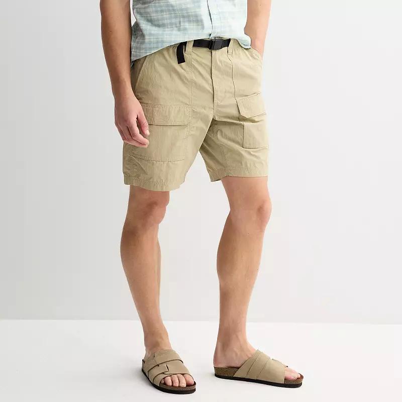 Men's Sonoma Goods For Life® 8.5-in. The Belted Outdoor Shorts, Size: 30 8.5 IN, Crisp Green Product Image