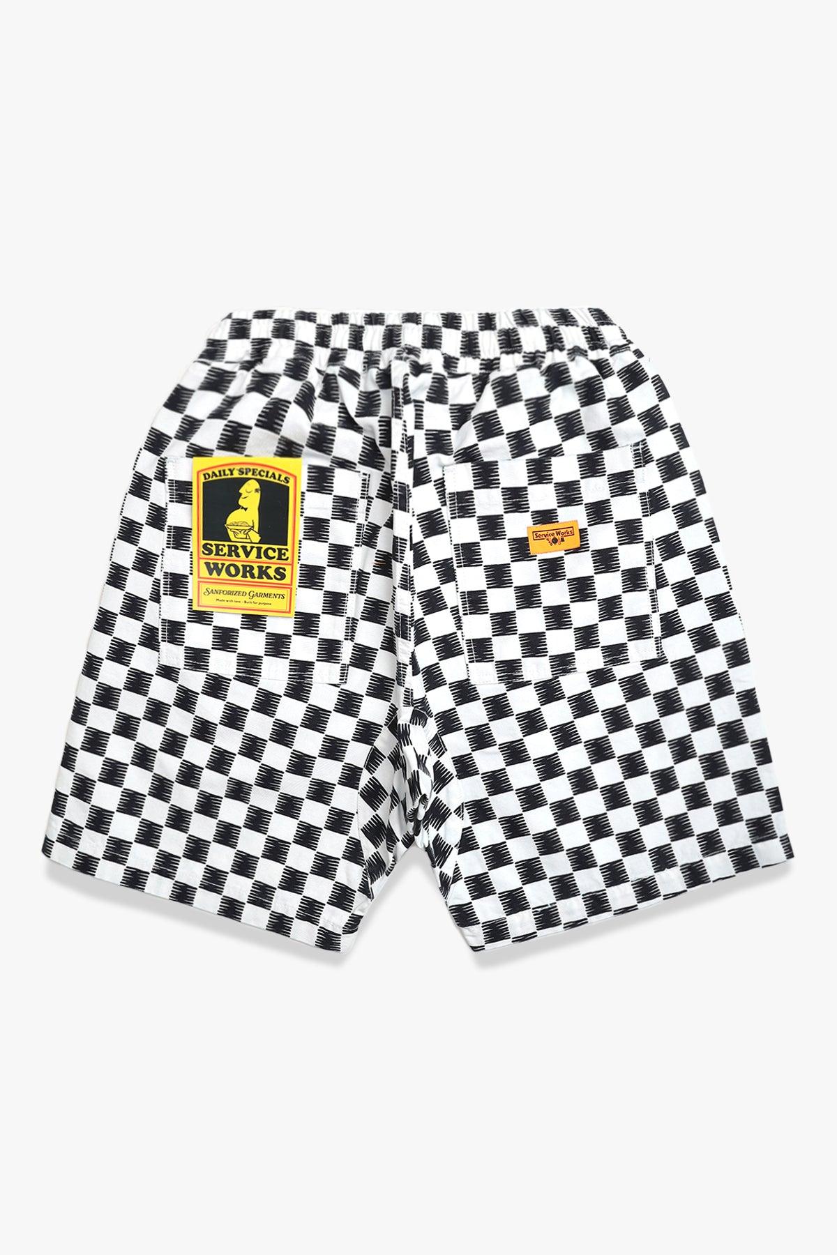 Service Works - Classic Chef Shorts - Mono Checker Product Image