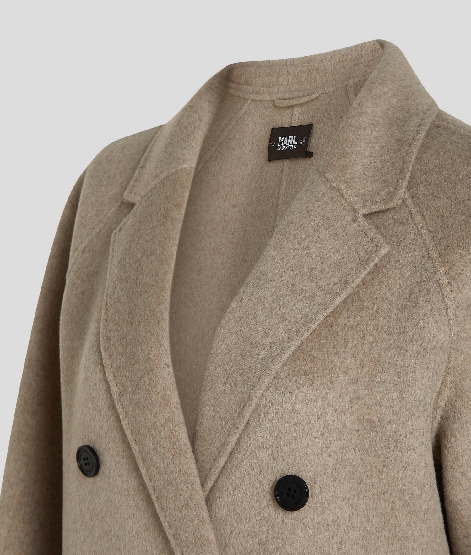 DOUBLE-BREASTED WOOL COAT Product Image