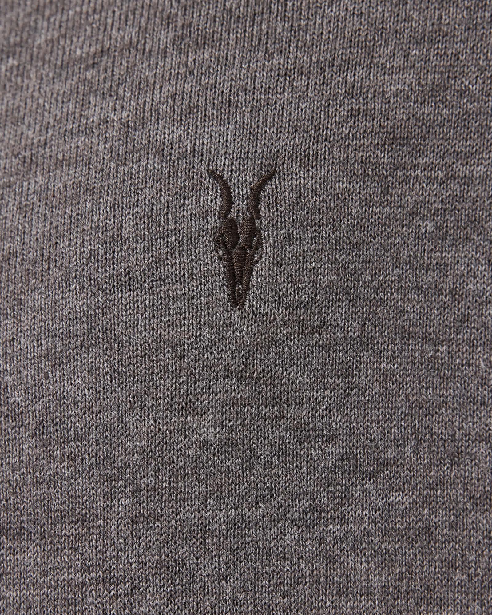 Kilburn Ramskull Cardigan MONUMENT GREY | ALLSAINTS US Product Image