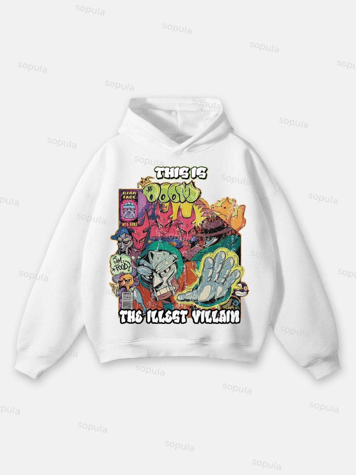 Sopula The Illest Villain Doom Graphic Hoodie Product Image