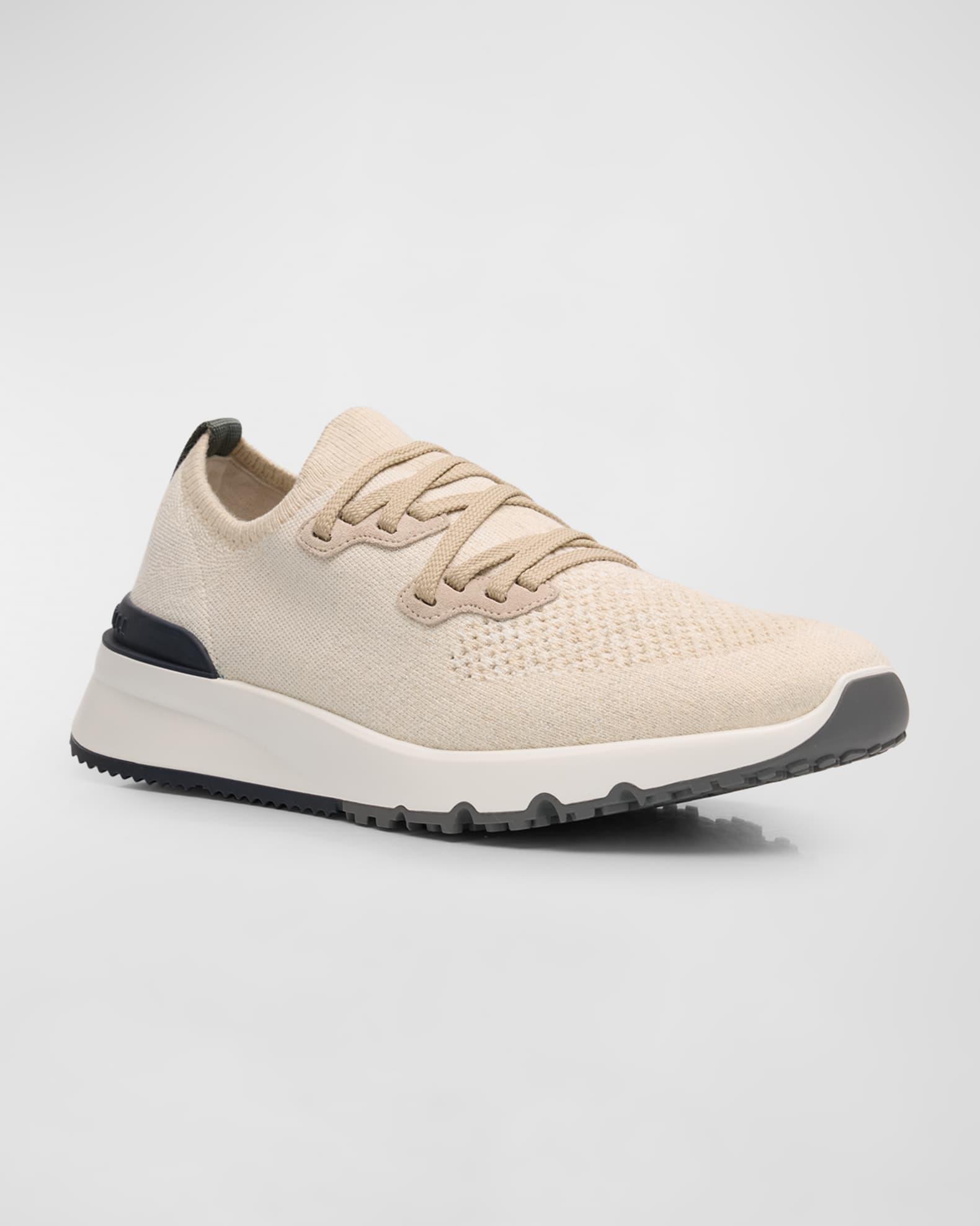 Men's Melange Knit Runner Sneakers Product Image