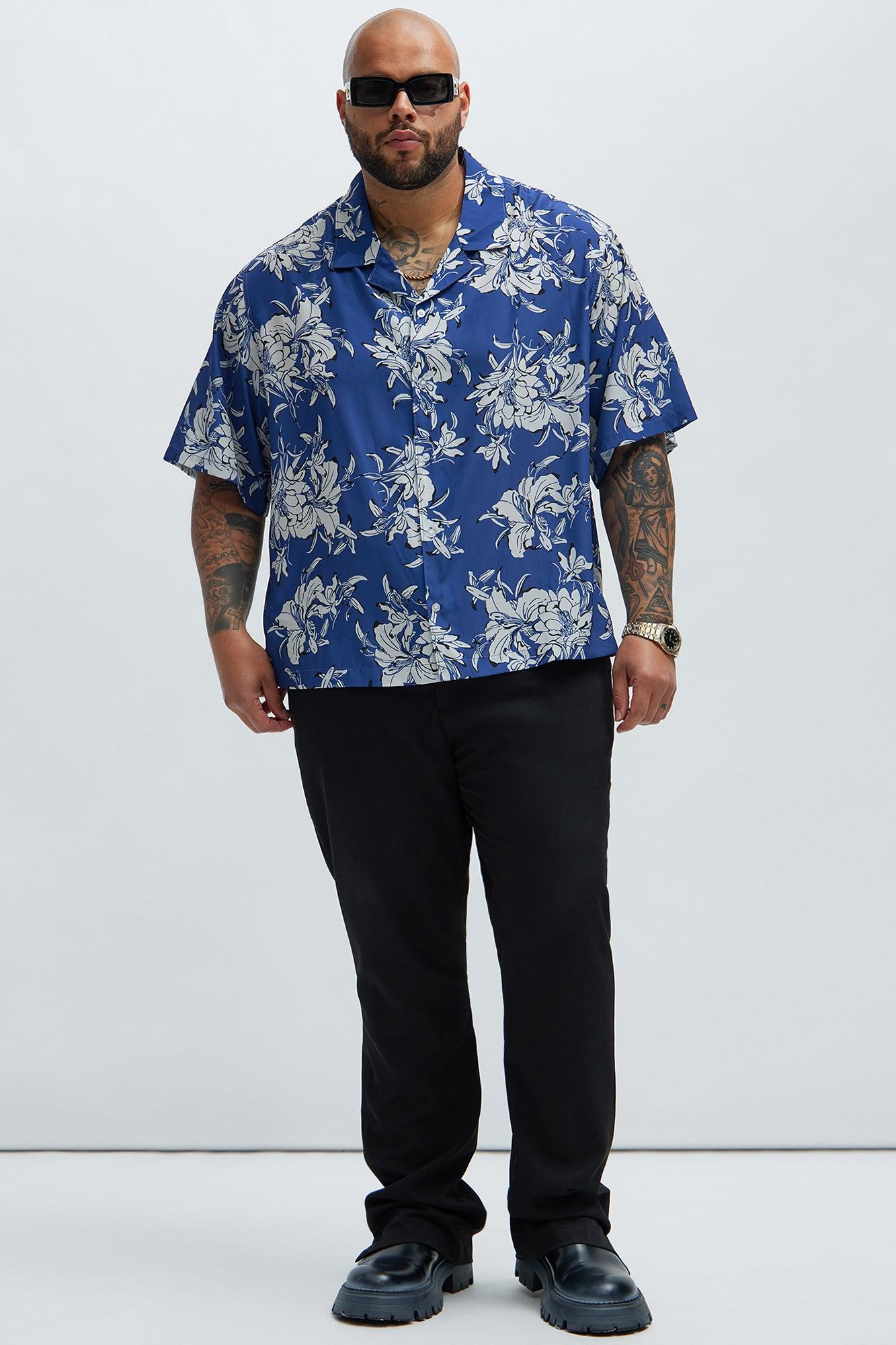 Chester Floral Shirt - Blue/combo Product Image