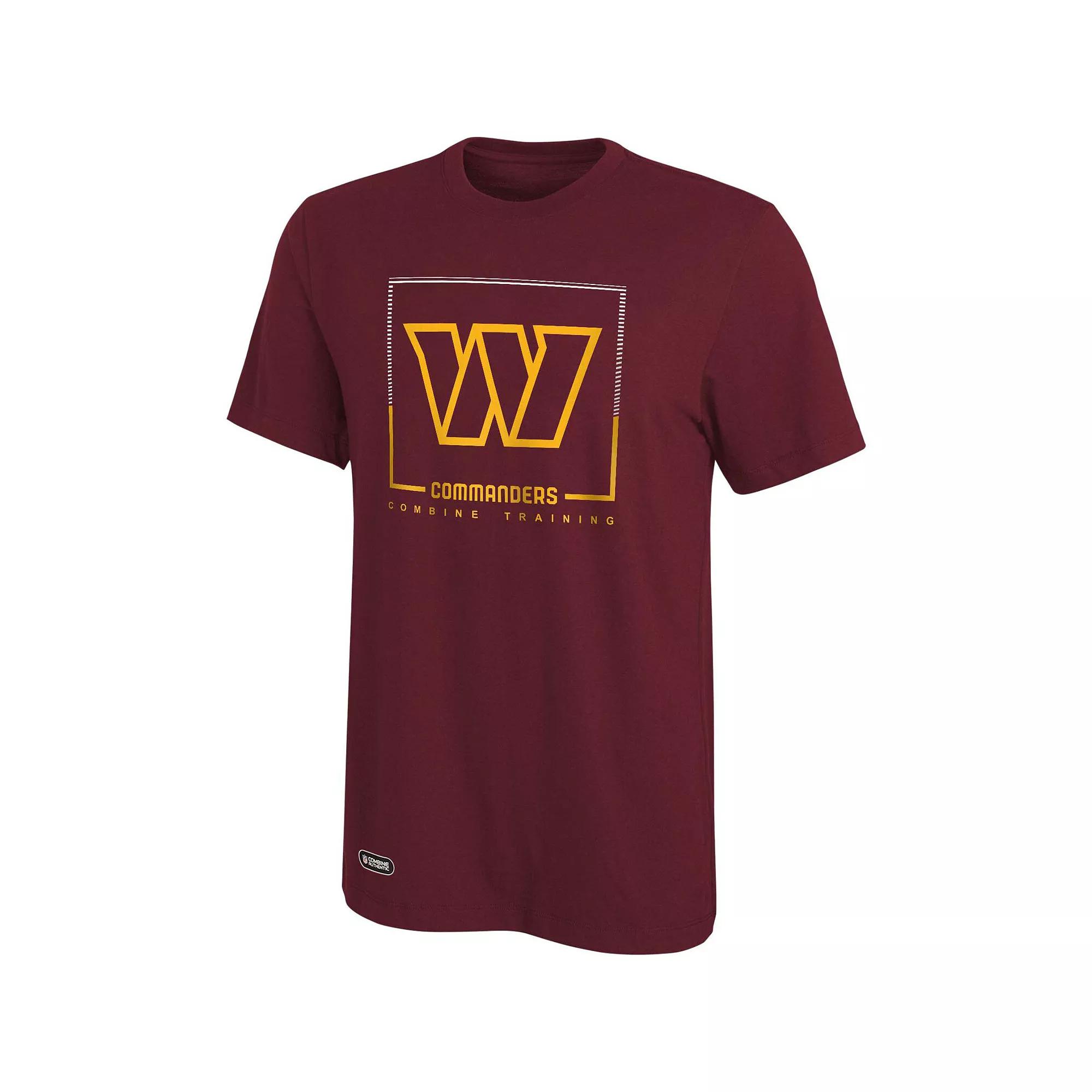 Men's Burgundy Washington Commanders Combine Authentic Clutch T-Shirt, Size: Medium, Wft Med Re Product Image