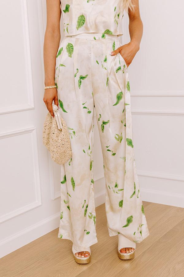 Better Off In Bali Satin Trousers Product Image