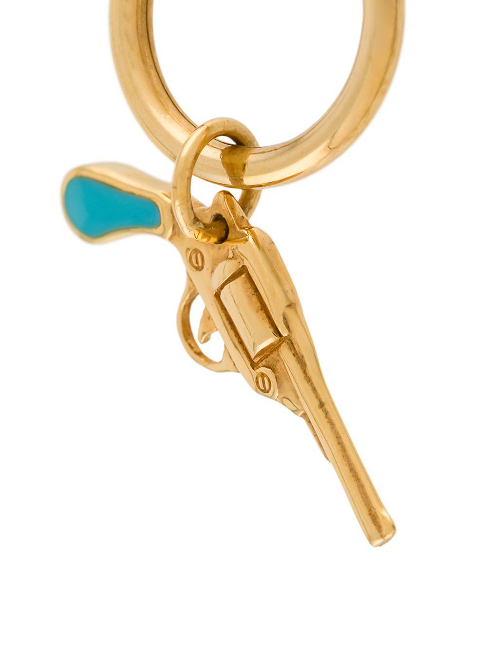 small pistol hoop earring Product Image