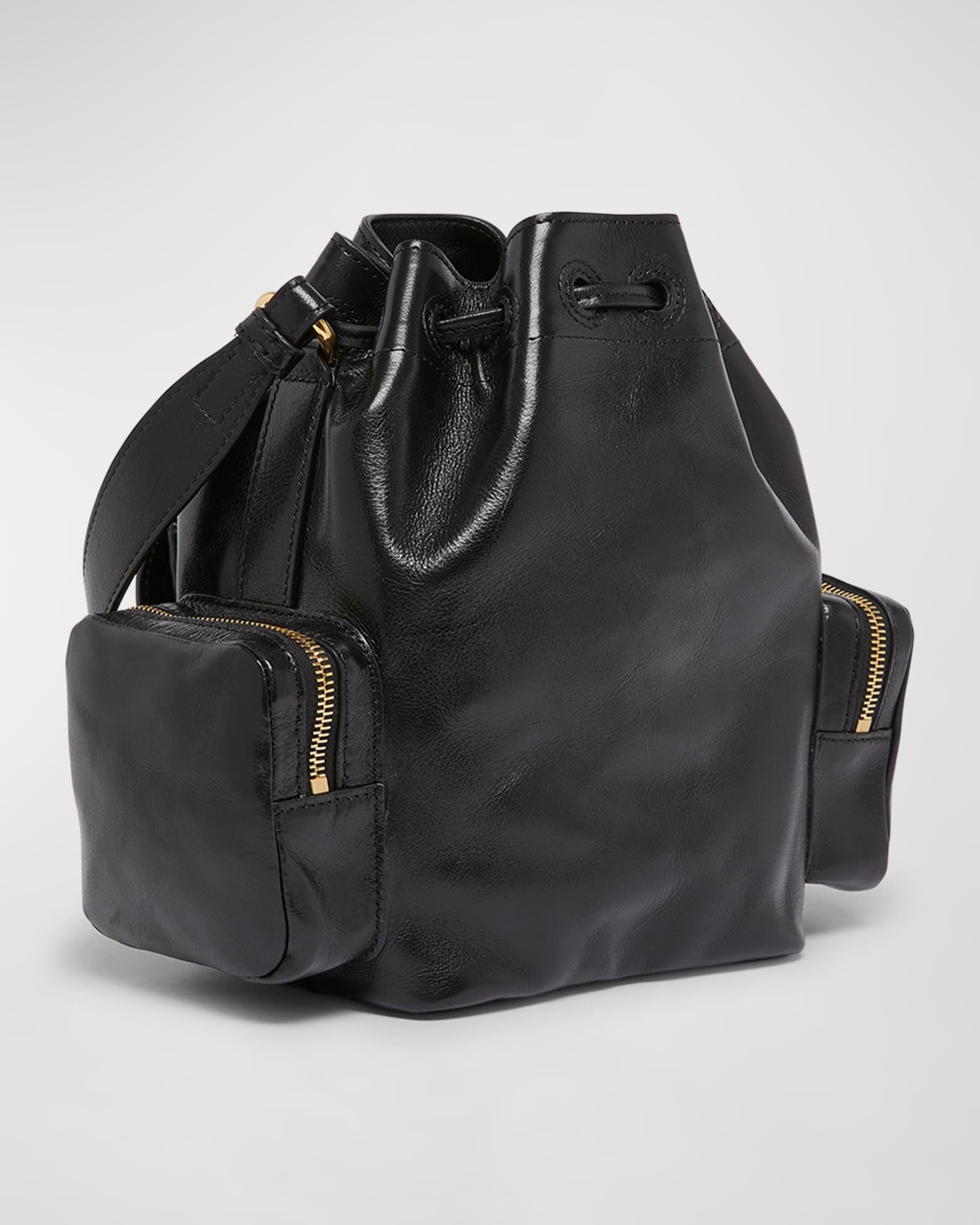 Camera Bucket Crossbody Bag in Shiny Calfskin  Product Image
