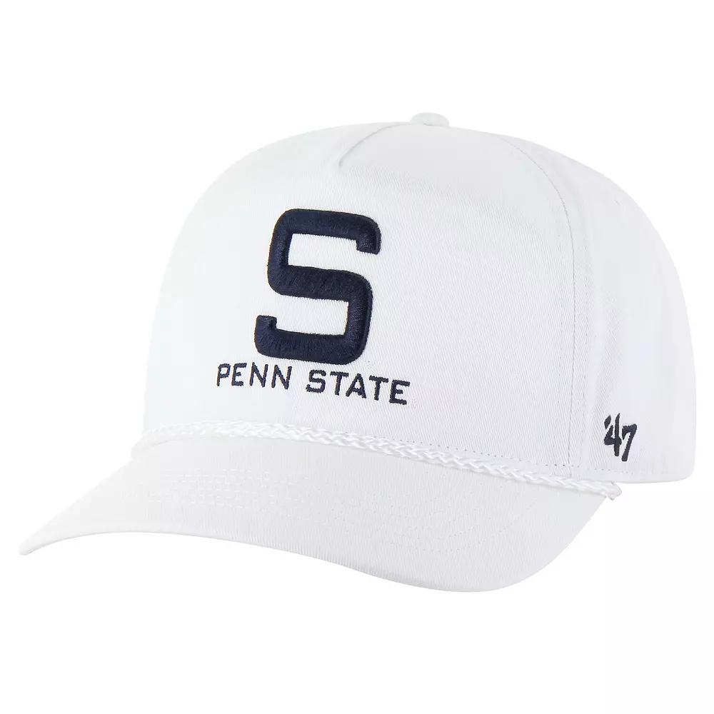 Men's '47 White Penn State Nittany Lions Rope Hitch Adjustable Hat Product Image