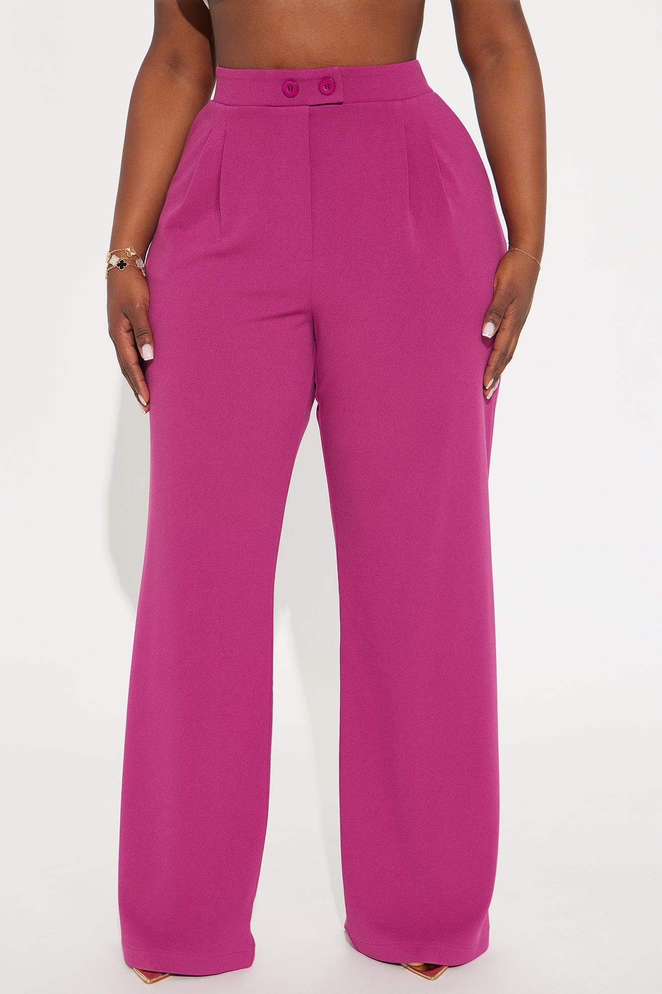 Feeling Focused Trouser - Raspberry Female Product Image