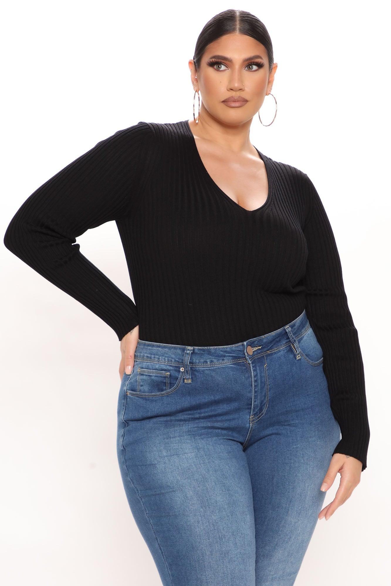 Giving Me The Feels Sweater - Black Product Image