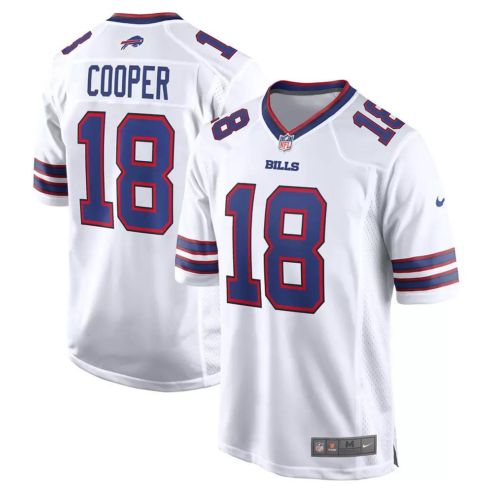 Men's Nike Amari Cooper White Buffalo Bills Game Jersey, Size: 2XL Product Image