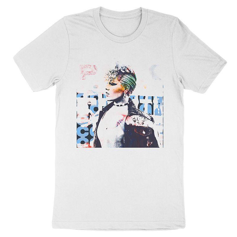 Men's Pink Tee, Size: Small, White Product Image