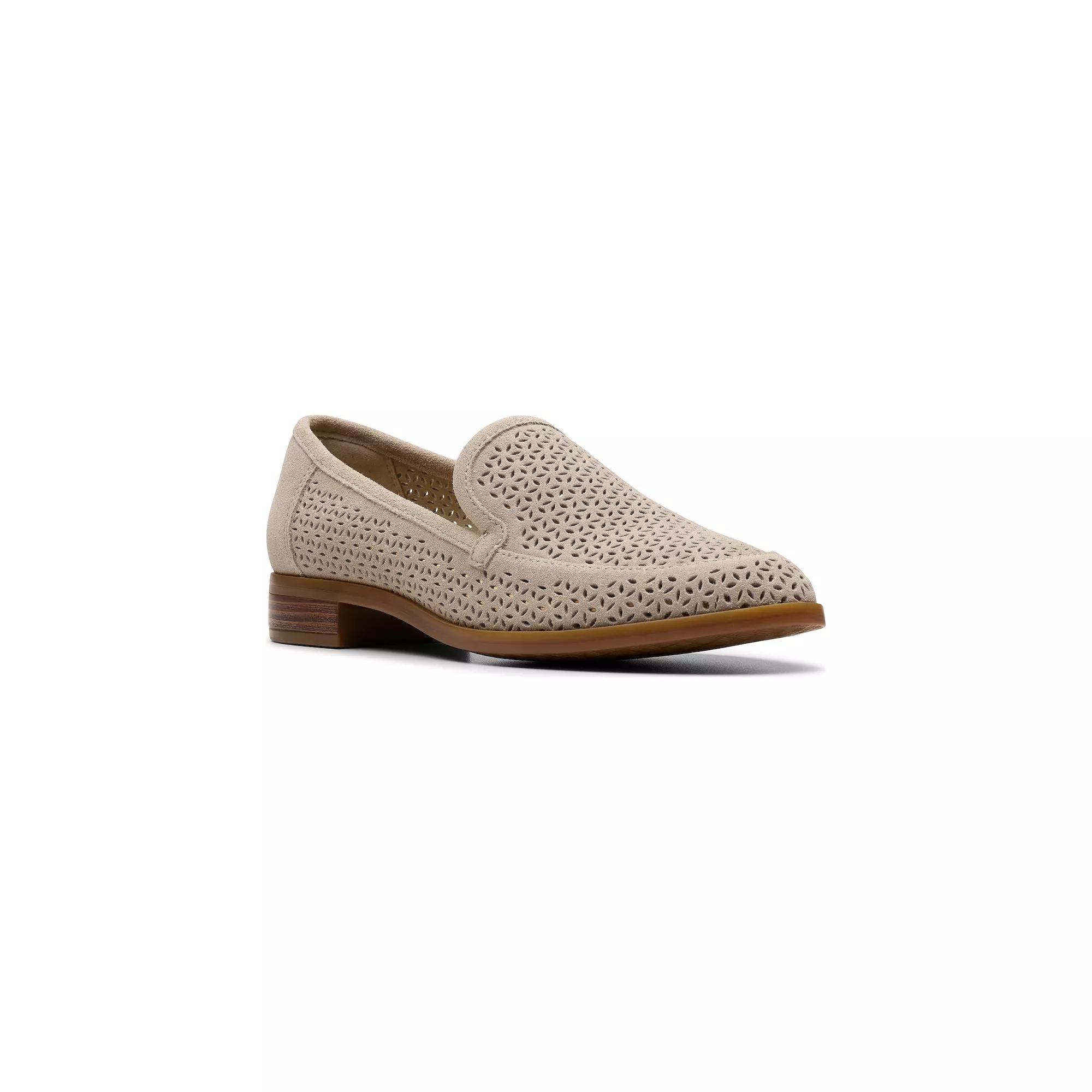 Clarks Trish Cove Women's Suede Loafers,  Product Image