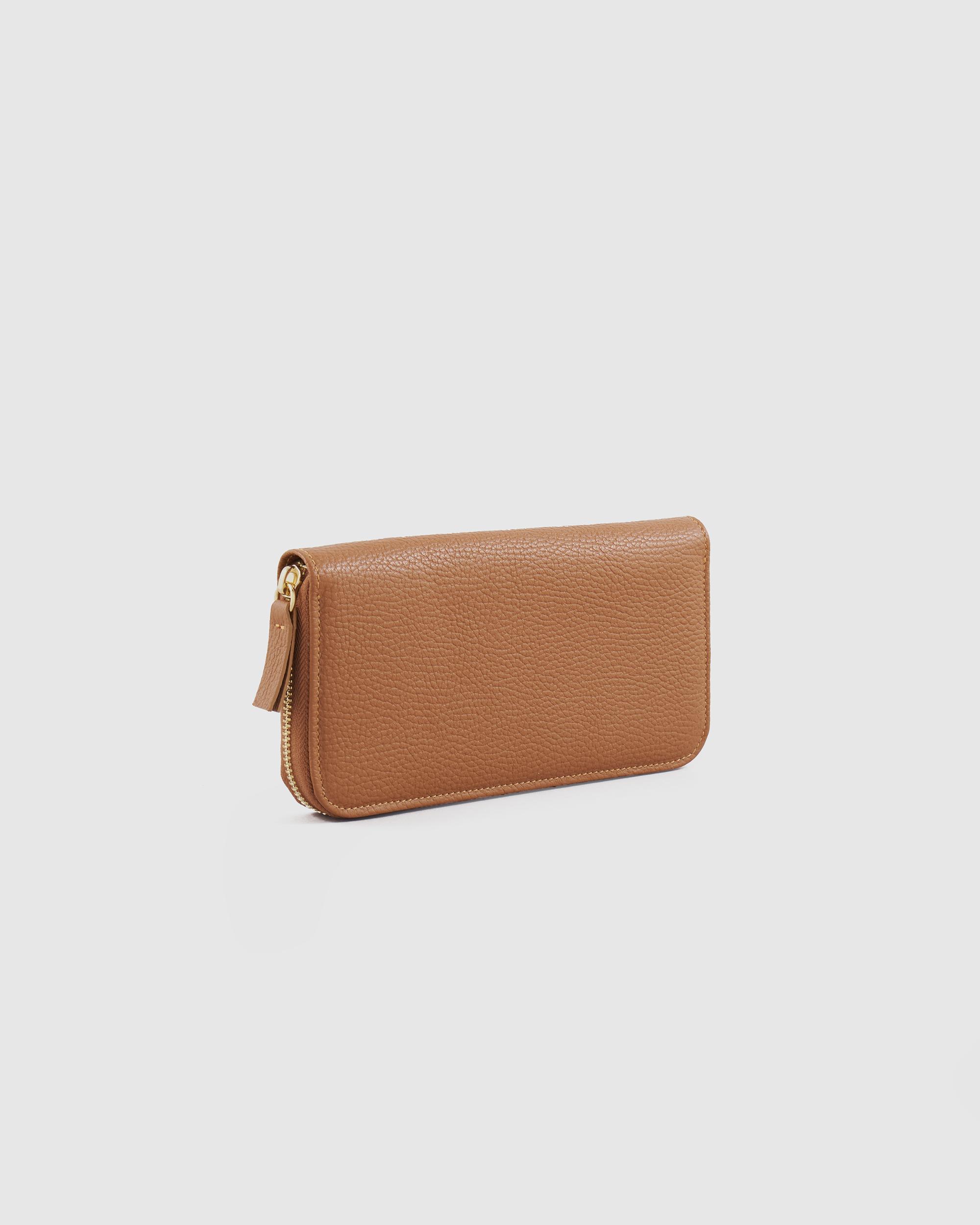 Quince | Women's Italian Pebbled Leather Continental Wallet Italian Leather Product Image