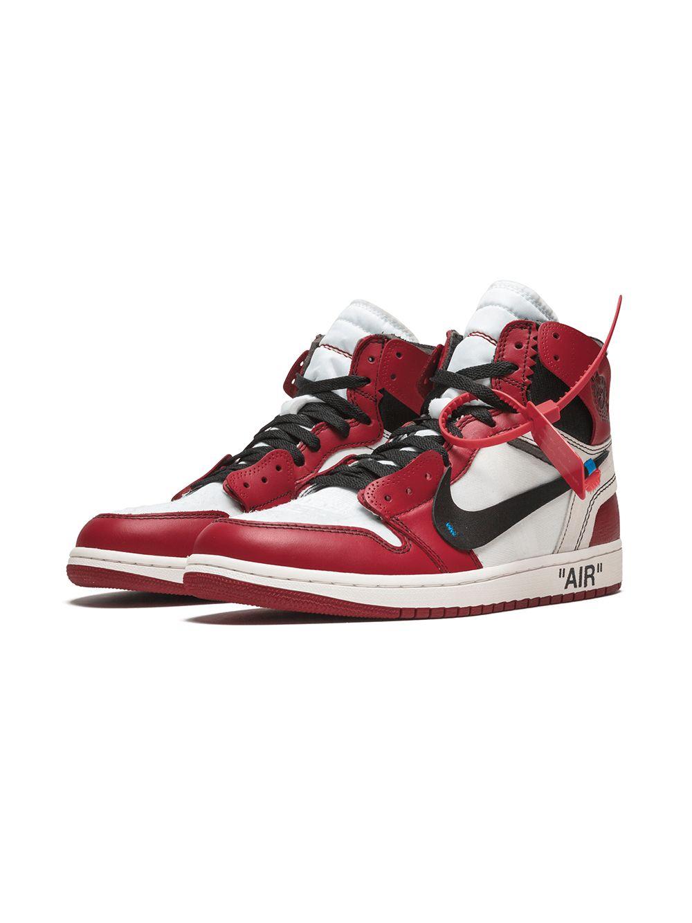 x Off-White The 10: Air Jordan 1 "Chicago" sneakers Product Image