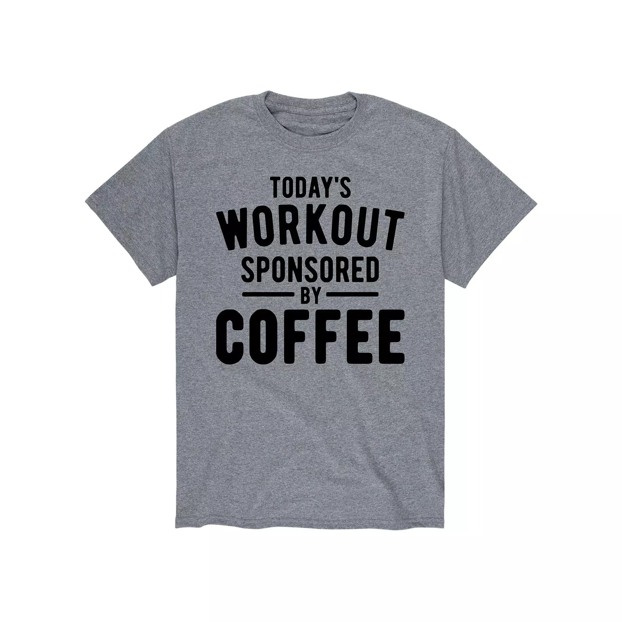 Men's Todays Workout Sponsored By Coffee Tee,  Product Image