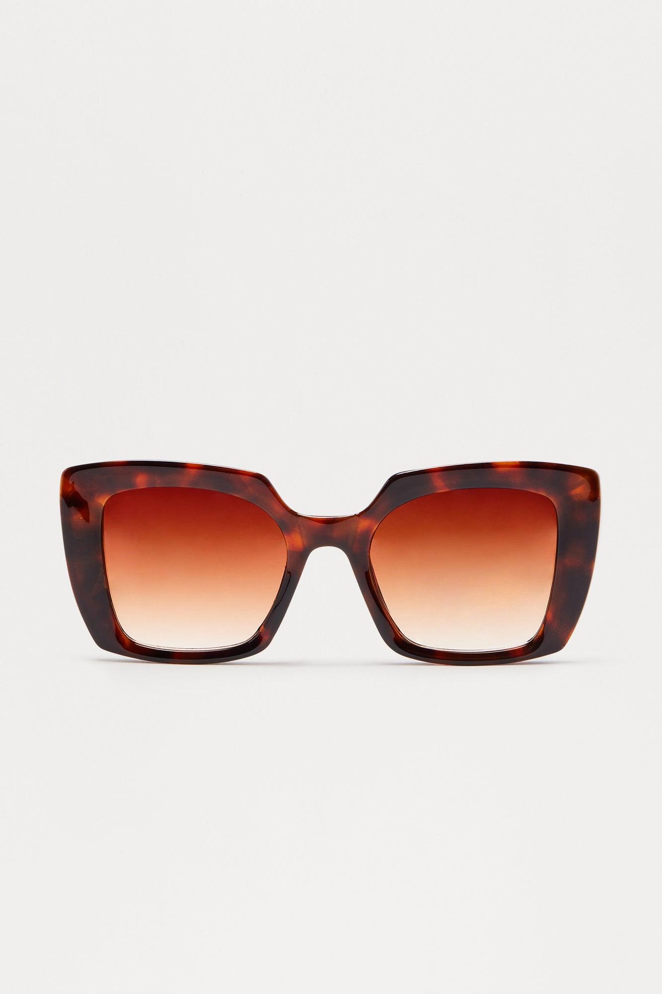 Main Character Square Sunglasses - Tortoise Female Product Image