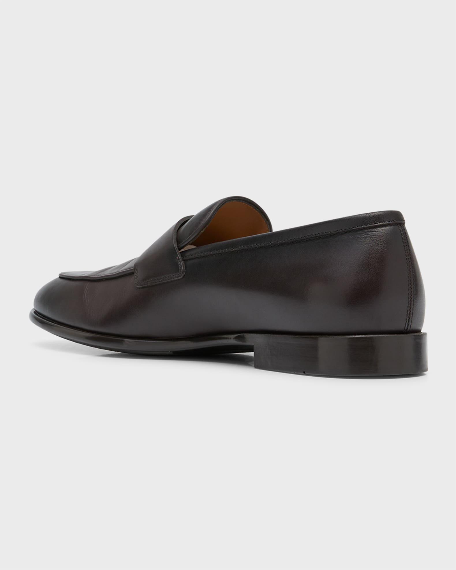 Men's Funes Leather Penny Loafers Product Image