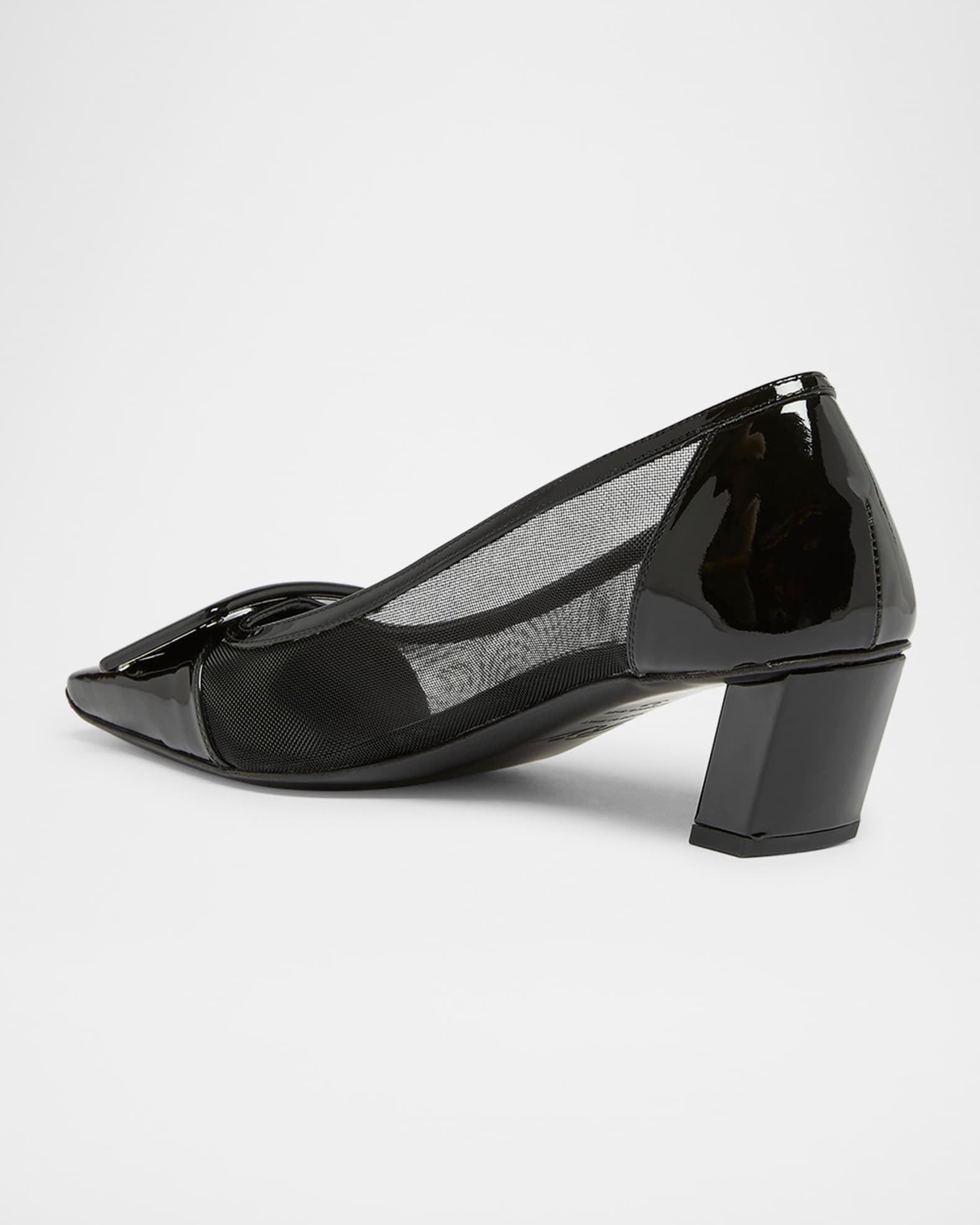 Belle Vivier Patent Buckle Ballerina Pumps Product Image