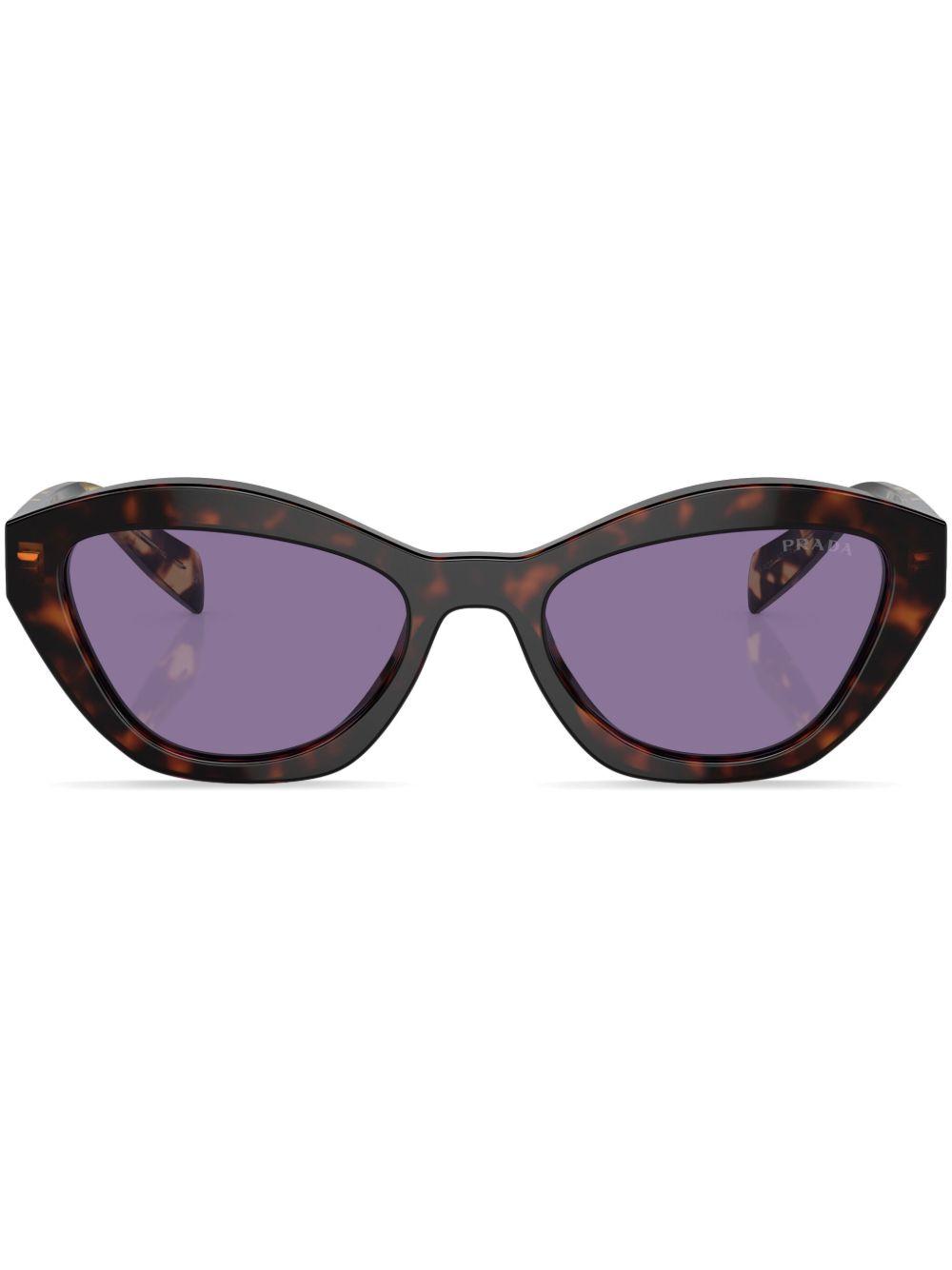 tortoiseshell-effect cat-eye sunglasses Product Image