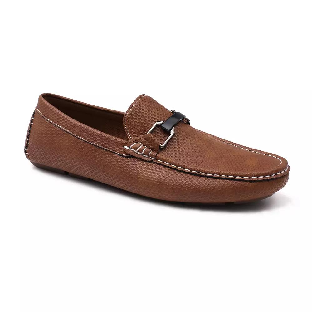 Aston Marc Men's Embossed Loafers,  Product Image