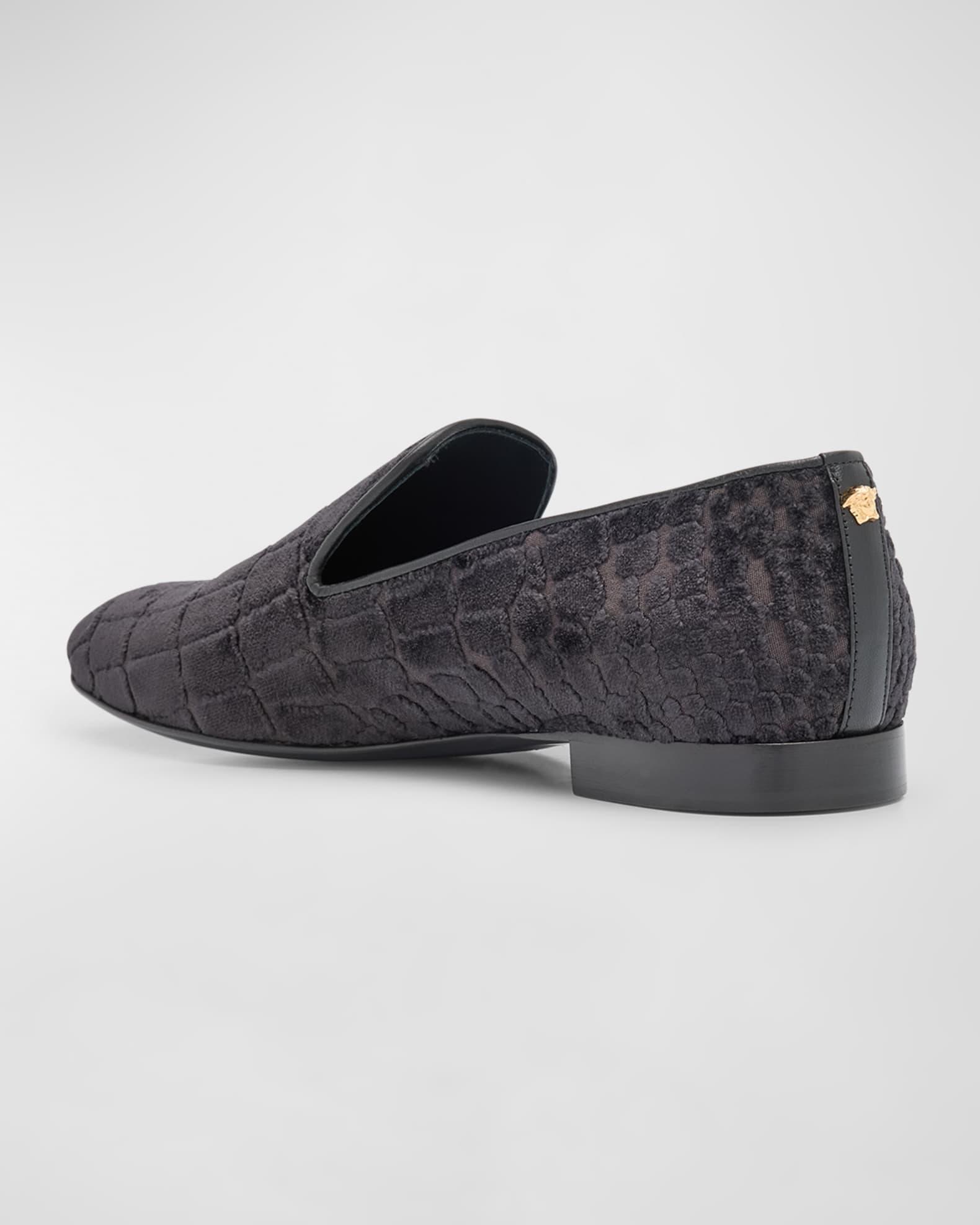 Men's Croc-Stamped Loafers Product Image