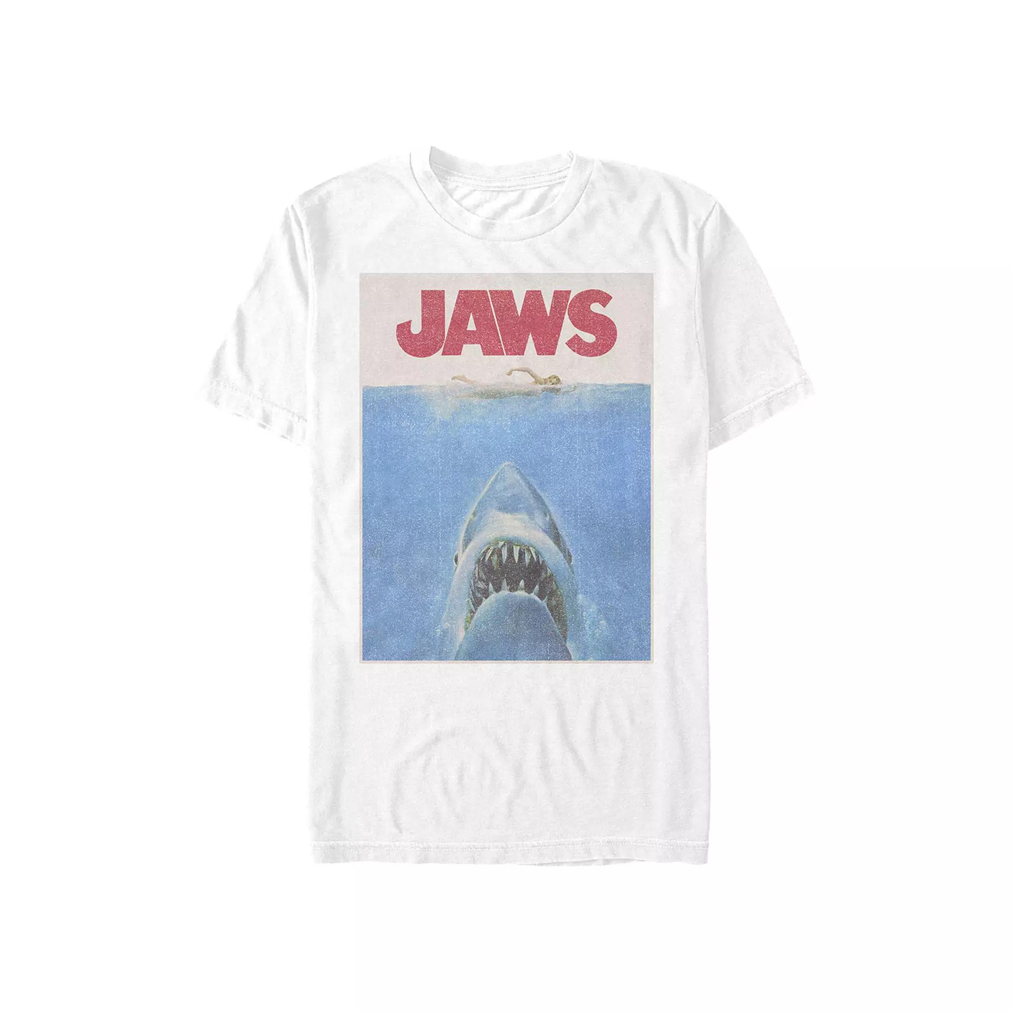 Men's Jaws Retro Movie Poster Graphic Tee,  Product Image