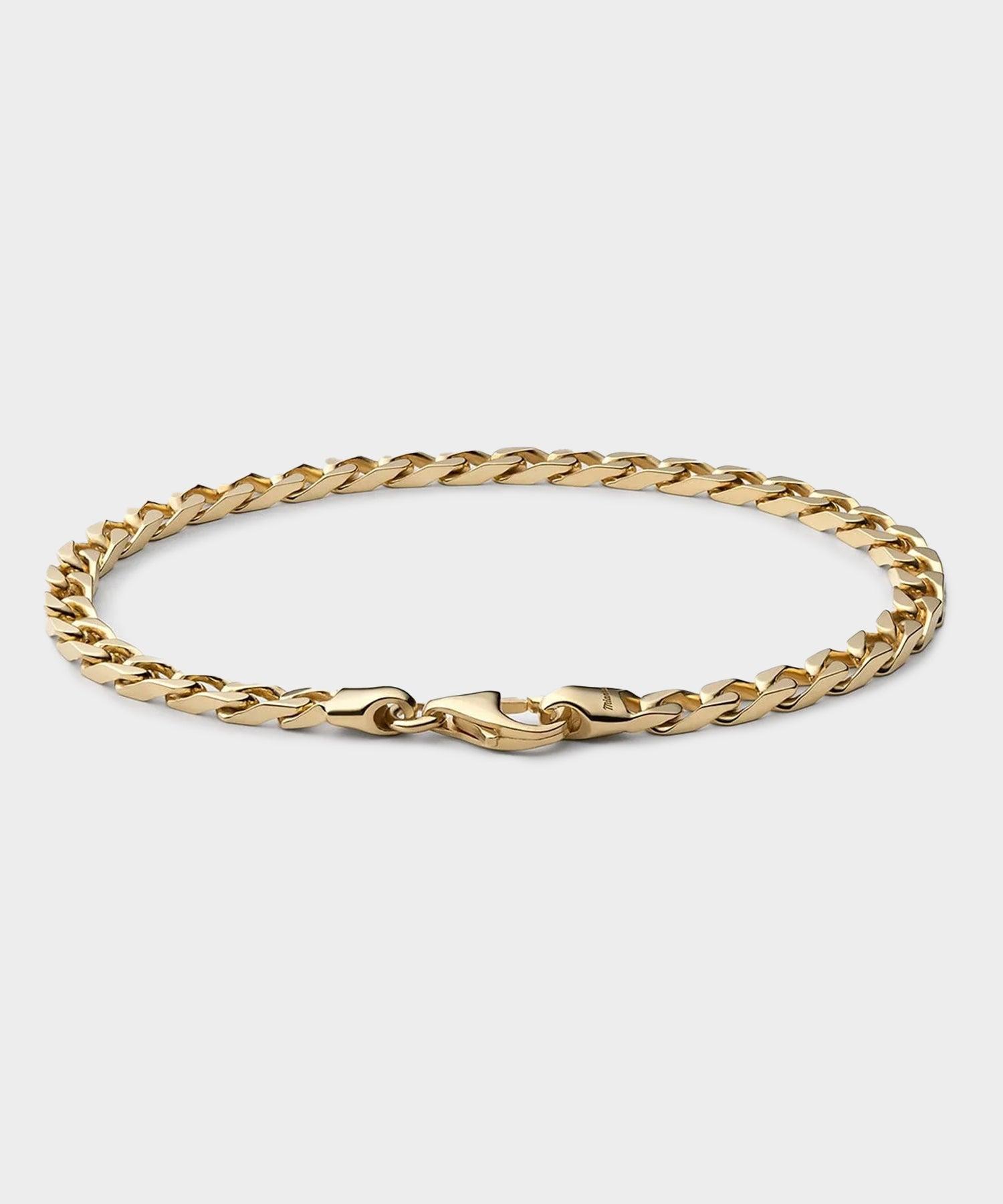 Miansai 4mm Cuban Chain Bracelet in Gold Vermeil Product Image
