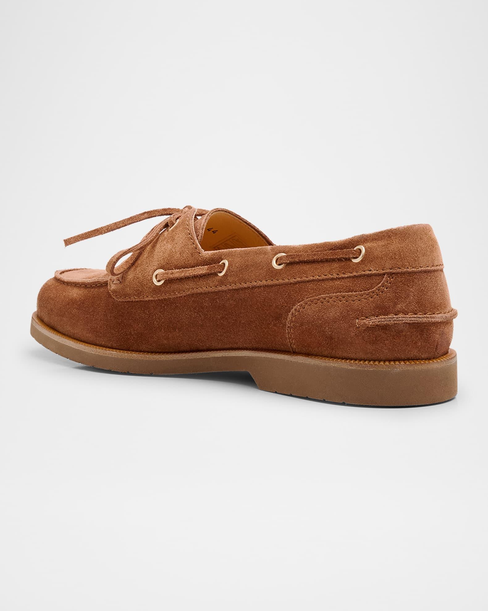 Men's Suede Boat Shoes Product Image