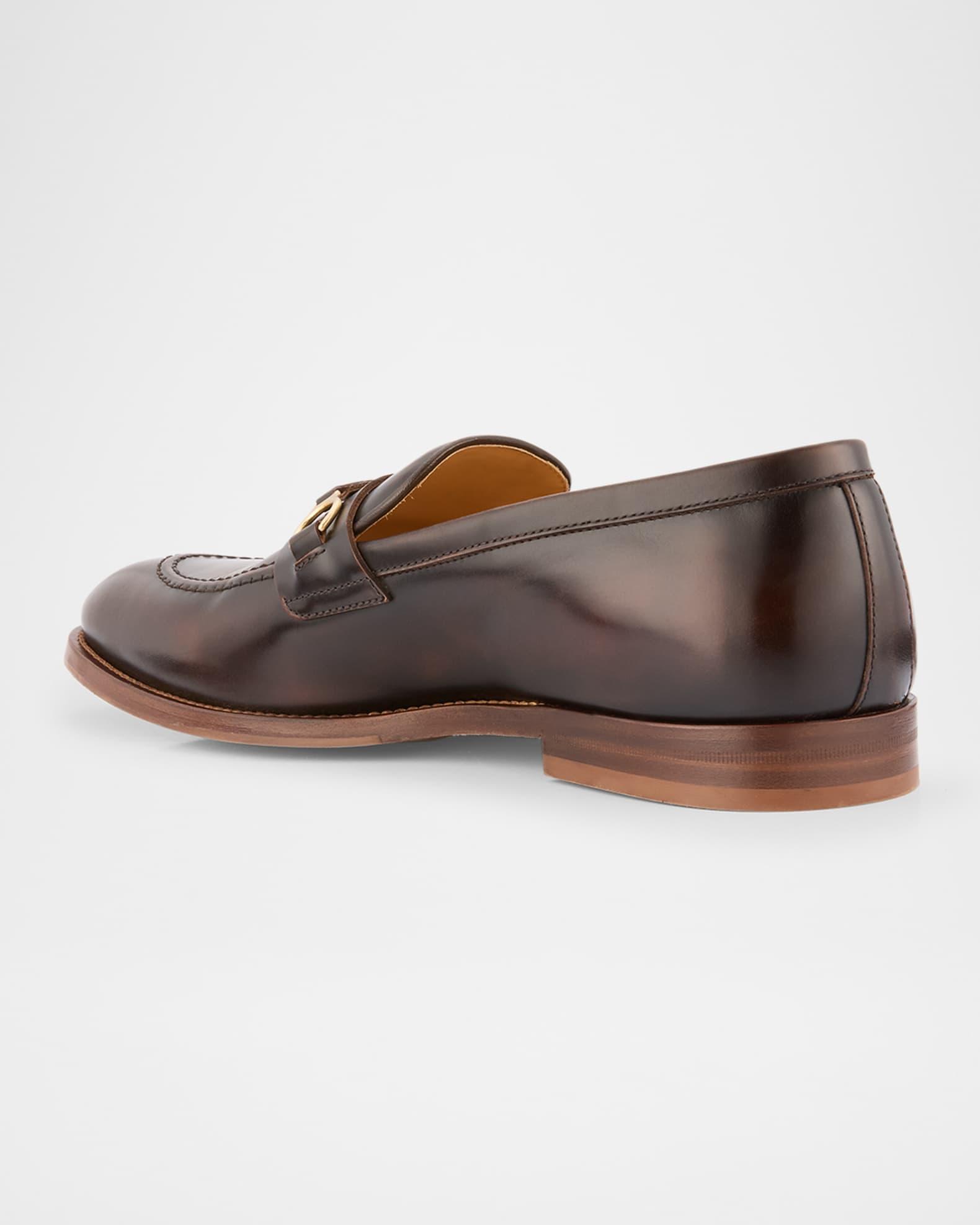 Men's Leather Bit Loafers Product Image