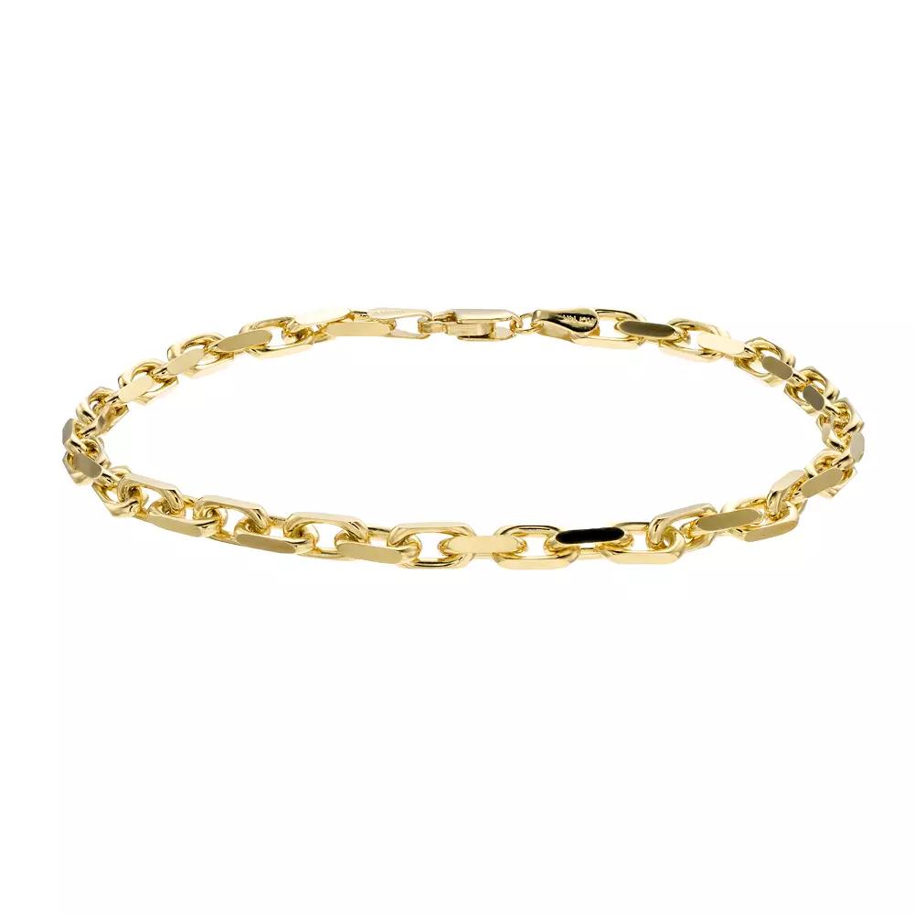 14k Gold French Cable Chain Bracelet, Women's, Size: 8.25" Product Image
