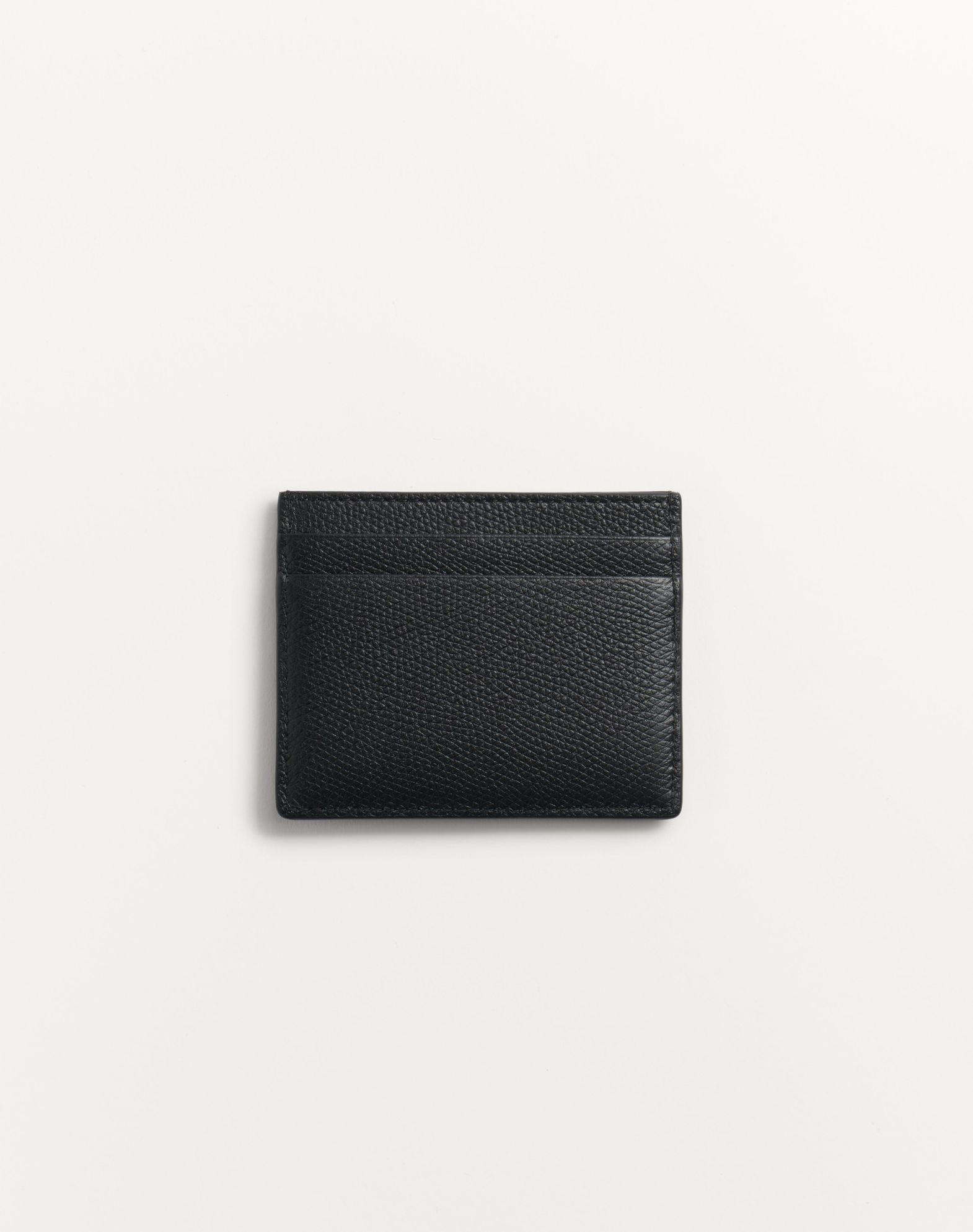 Valentino Garavani Vlogo Signature Cardholder In Grainy Calfskin Product Image