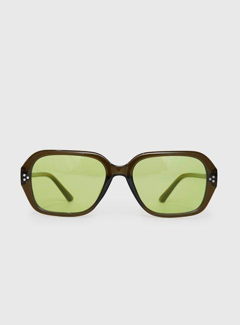 Carolena Sunglasses Olive Product Image
