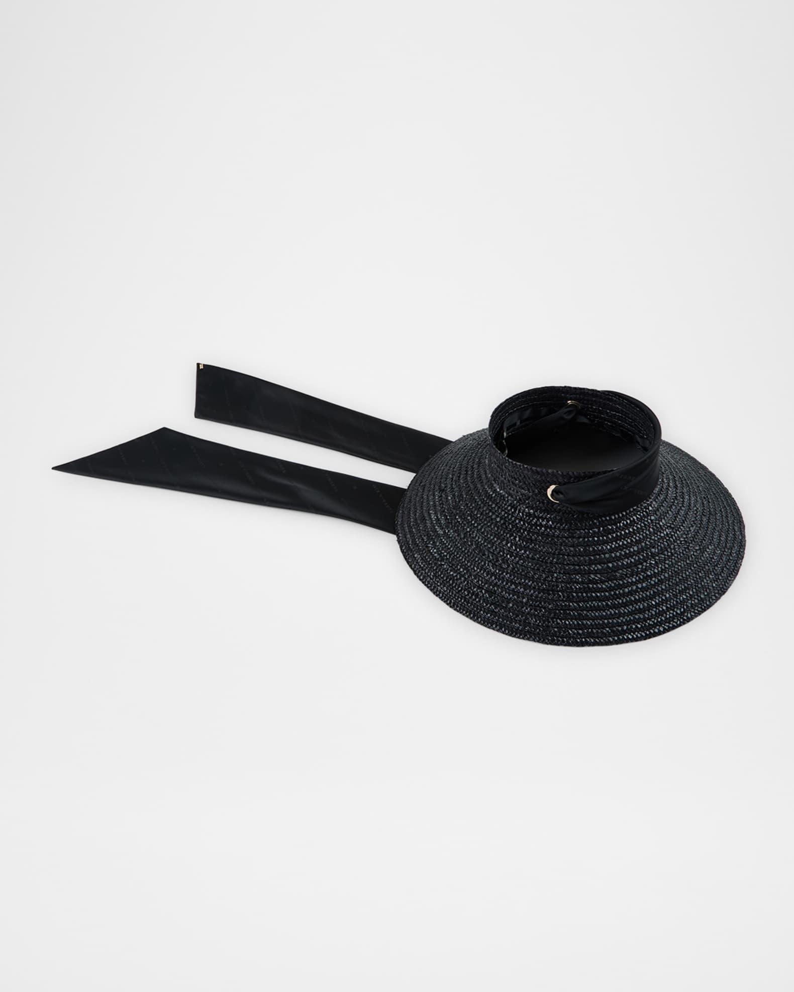 Arabella Open-Crown Straw Beach Hat Product Image