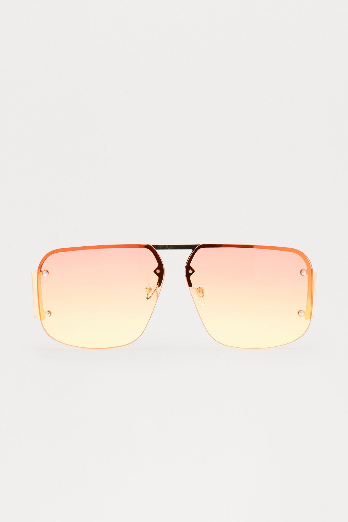 Sunrise Aviator Sunglasses - Gold Product Image