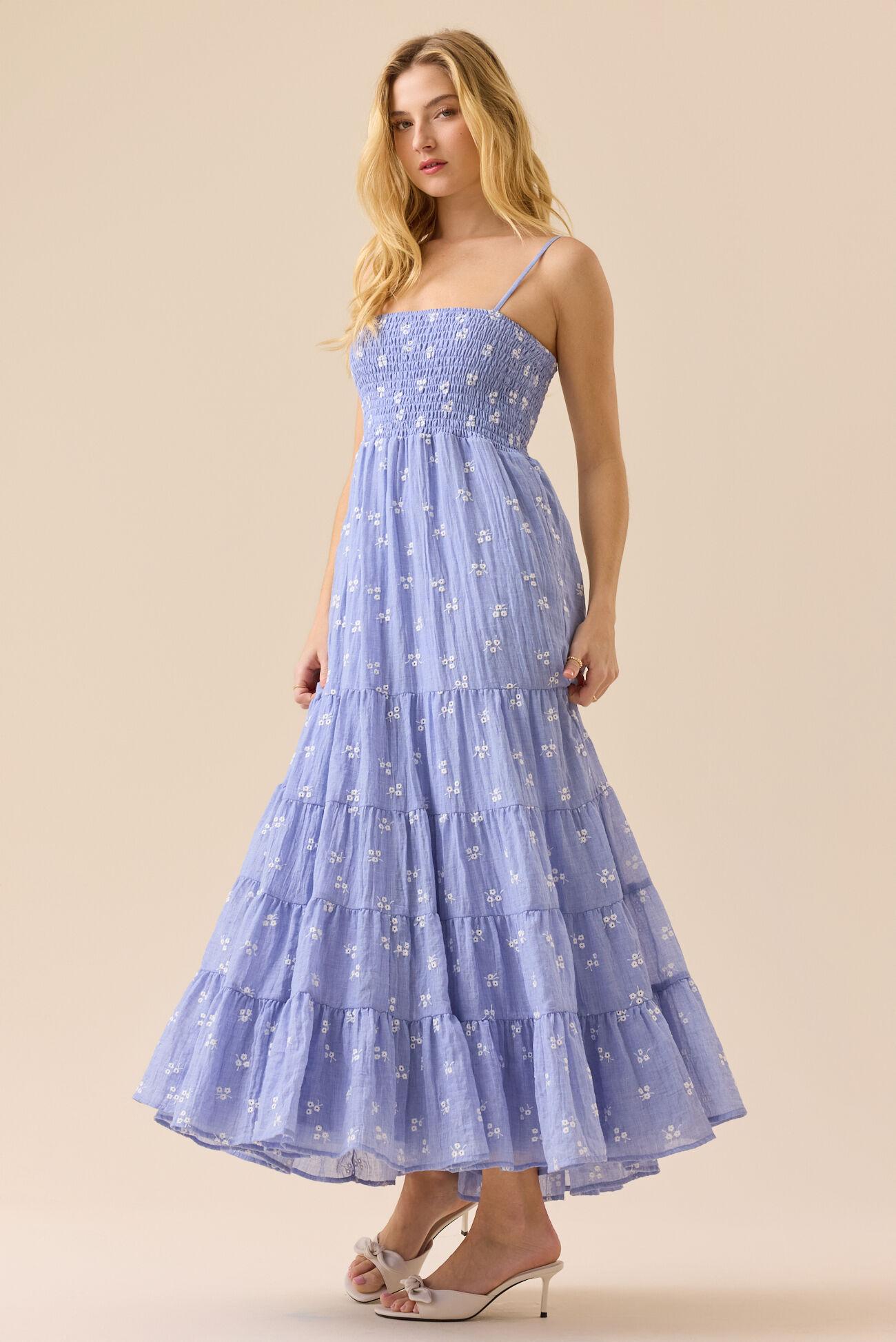 Baylor Embroidered Maxi Dress Product Image