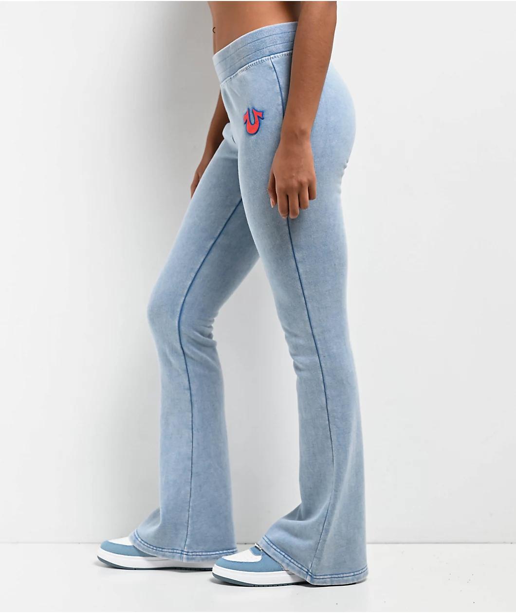 True Religion Big T Pacific Low Rise Bootcut Sweatpants Product Image