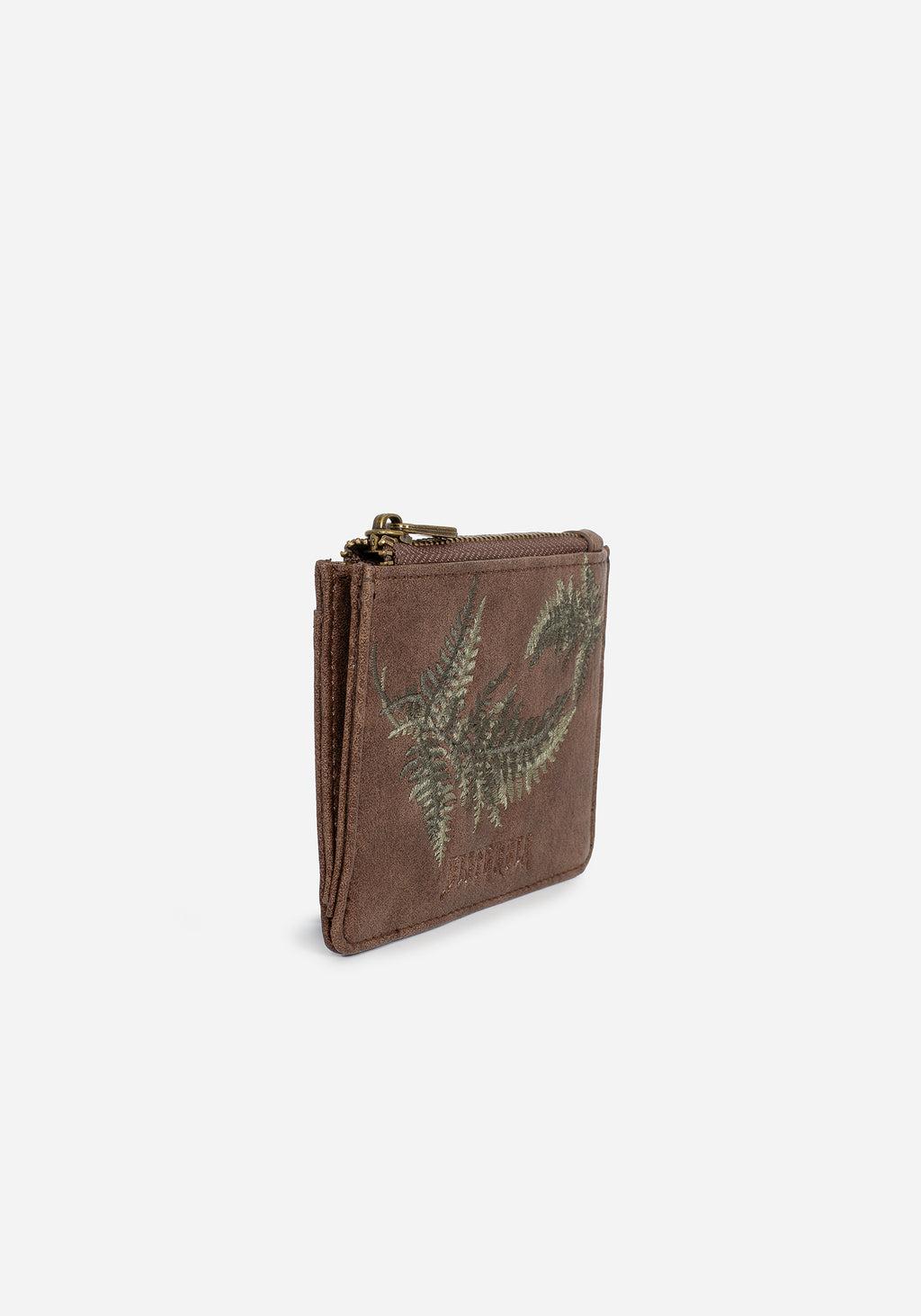Fern Embroidered Card Holder Product Image