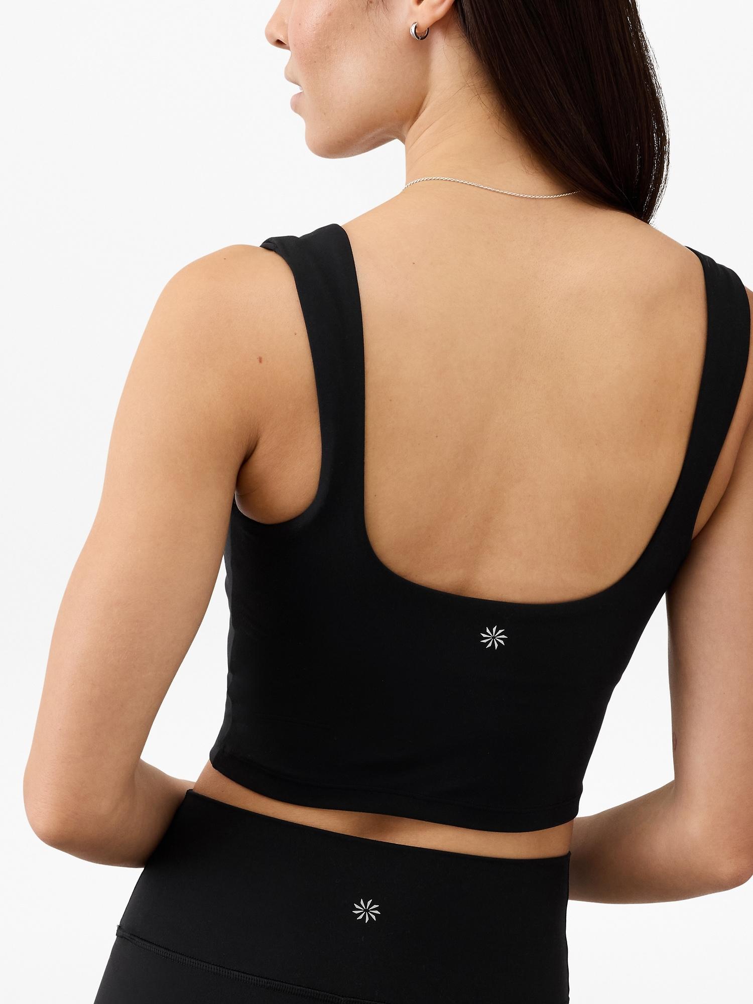 Transcend Square Neck Crop Sports Bra A-C Product Image