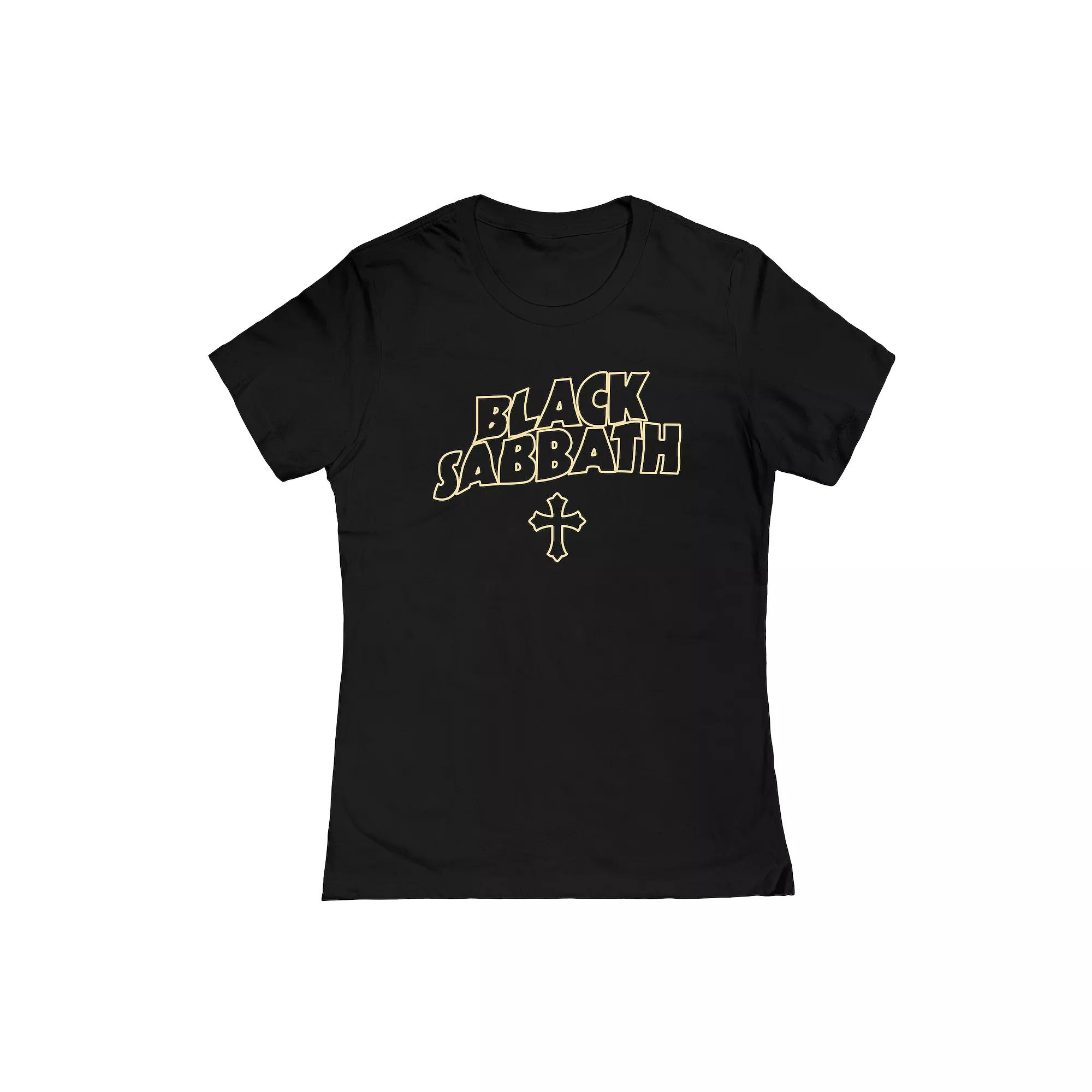 Juniors' Black Sabbath Cross Graphic Tee, Girl's, Size: Small Product Image