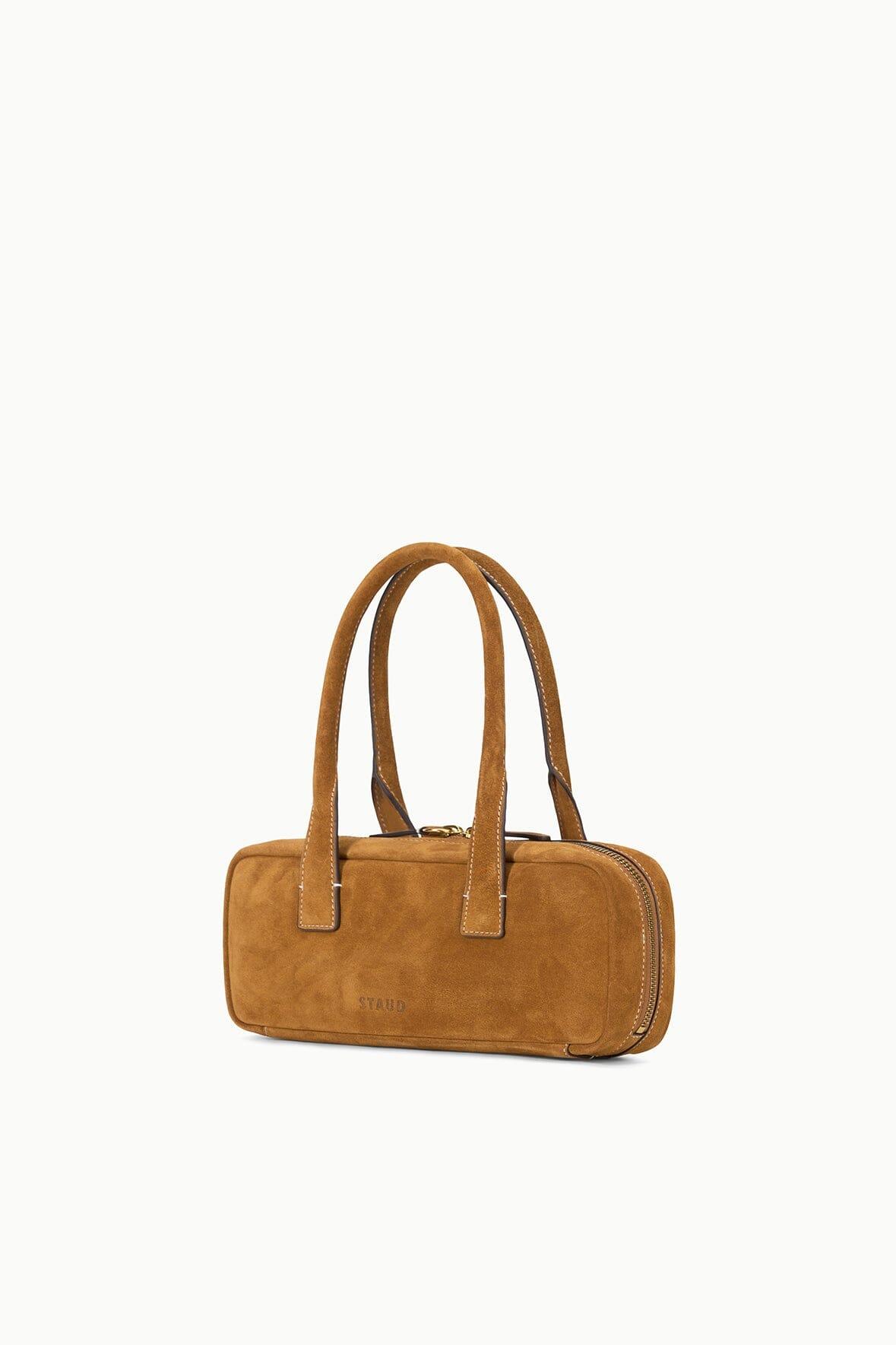 DUDE SHOULDER BAG | TAN SUEDE Product Image