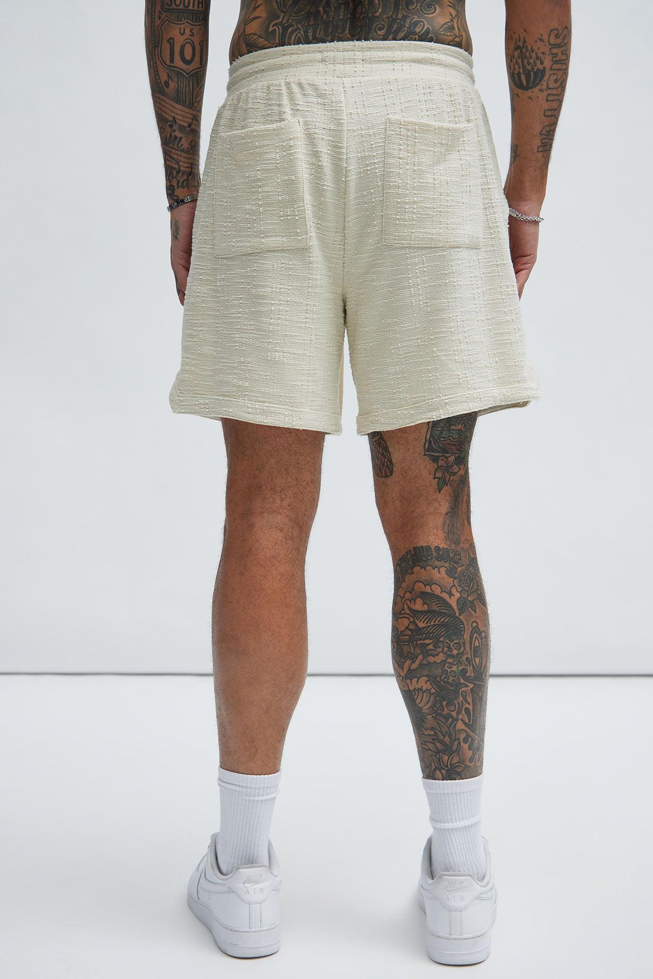 Jordan Textured Volley Shorts - Off White Product Image