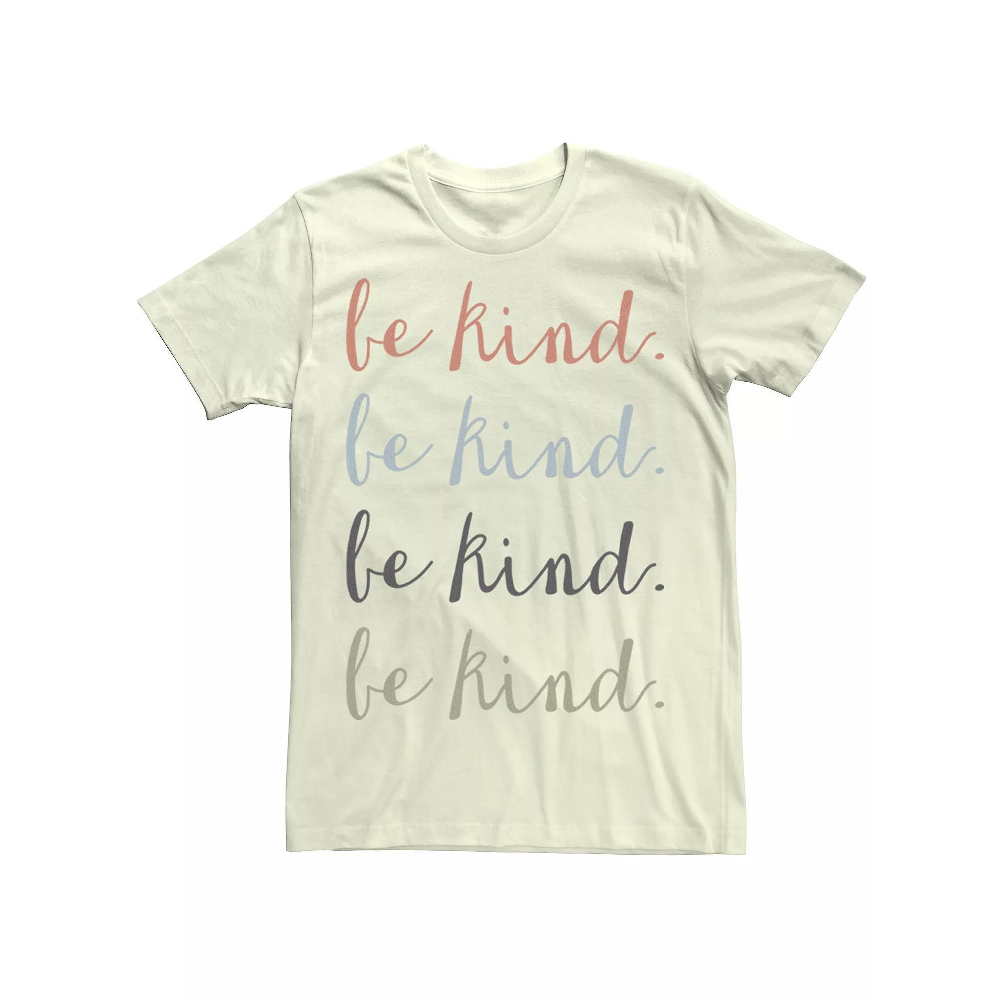 Men's Fifth Sun Be Kind Script Stack Tee,  Product Image