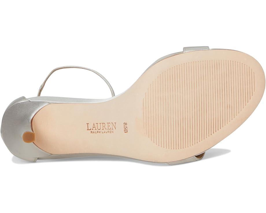 Women's Lauren Ralph Lauren Allie Bow-Trim Satin Sandals Product Image