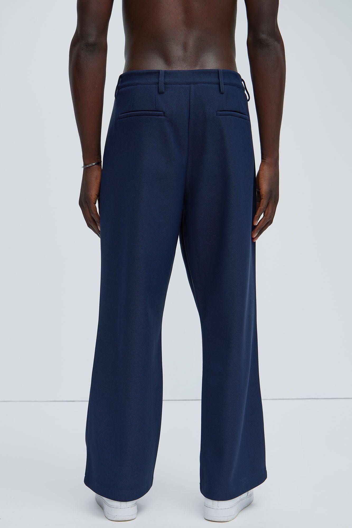 Turner Relaxed Trouser Pants - Navy Product Image