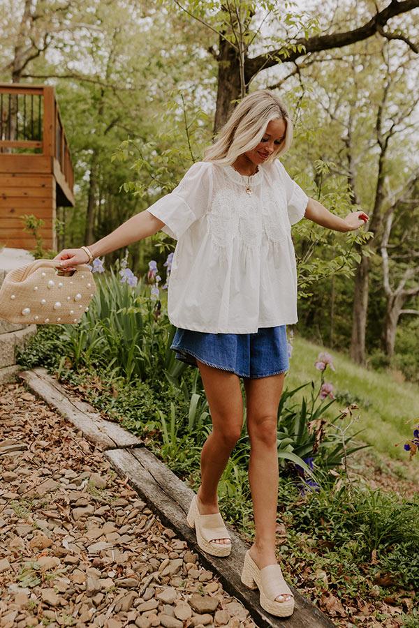 Charmed Life Knit Mesh Top Product Image