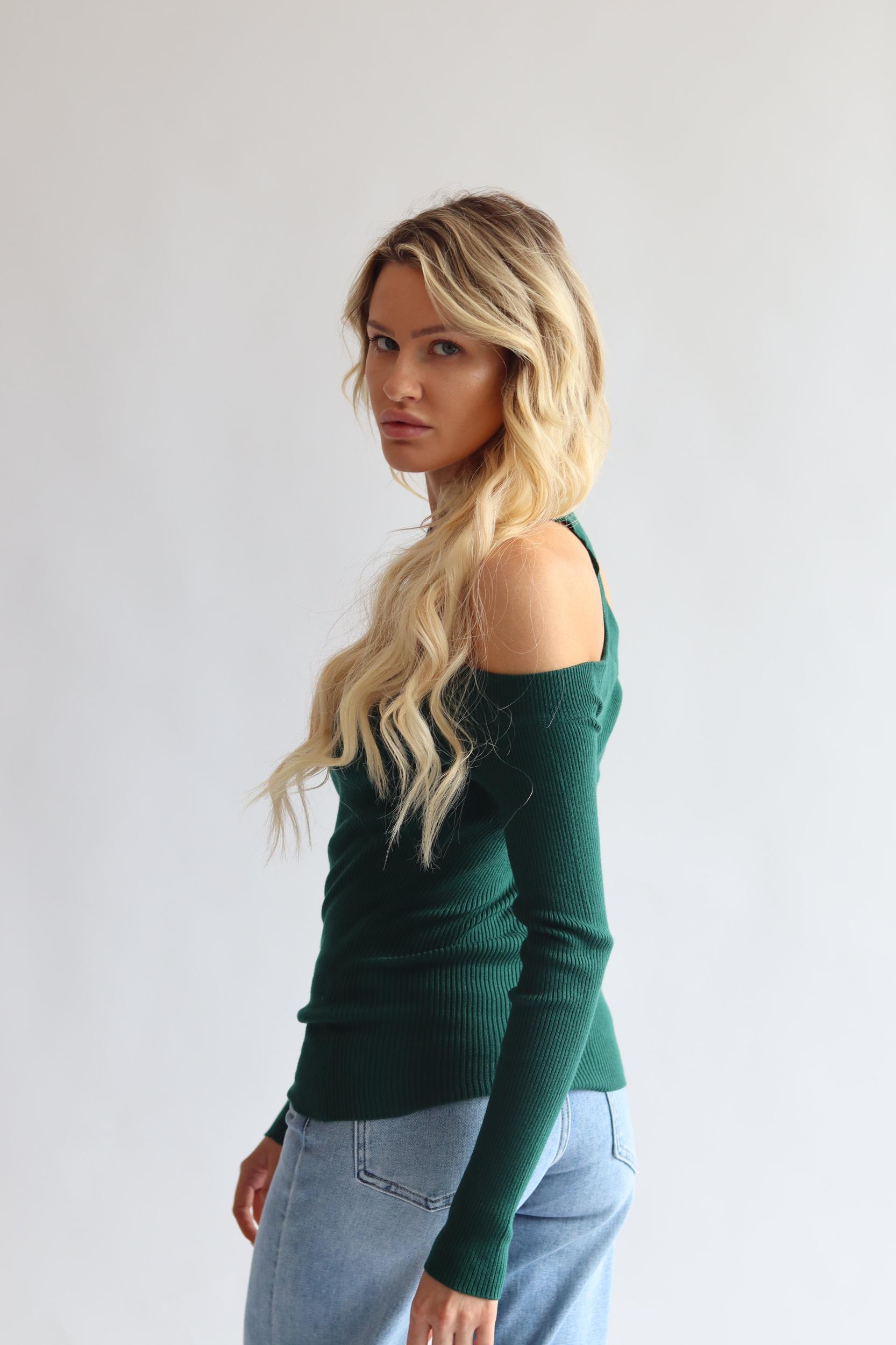 Twist Neck Sweater Product Image